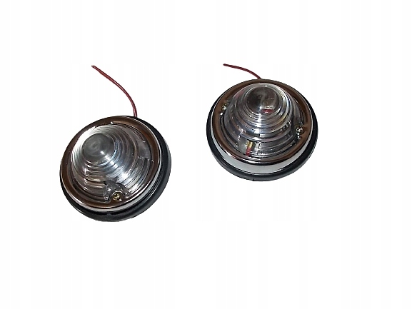 06-270 - Поворотники заднего хода круглый хром винтаж