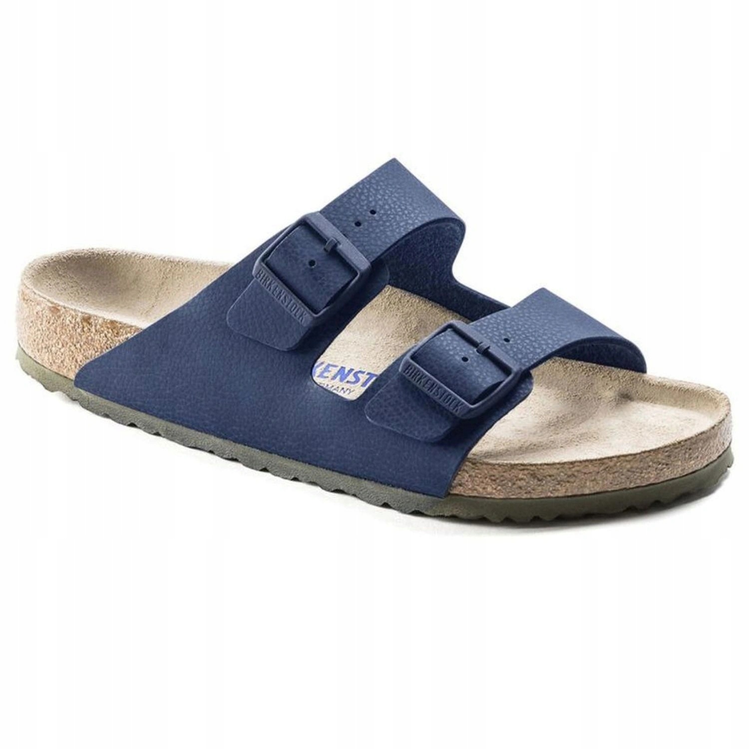 Pánské pantofle Birkenstock Arizona s měkkou stélkou tmavě modré vel. 43