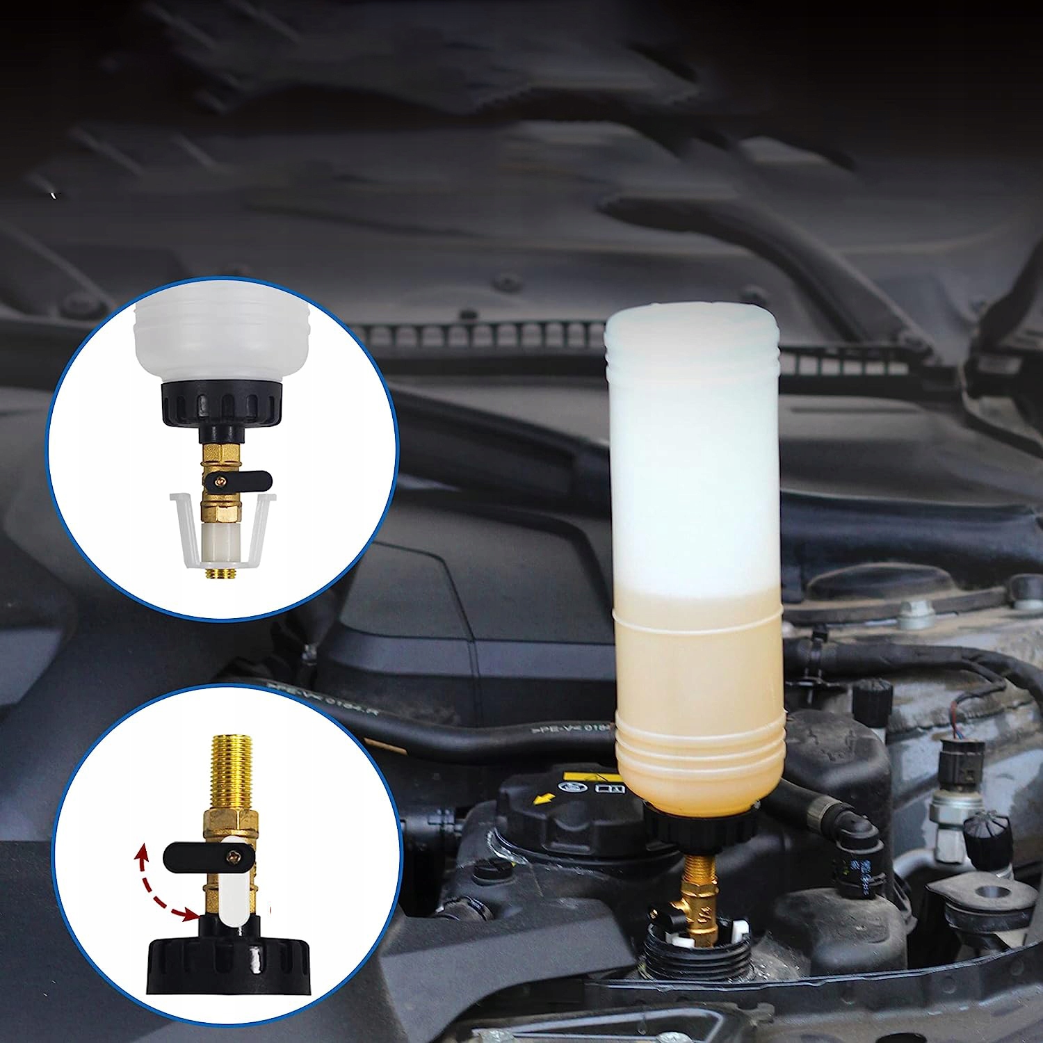 ZESTAW DO ODPOWIETRZANIA HAMULCÓW WYSYSARKA PŁYNU Cechy dodatkowe identyfikacja numeru przychodzącego