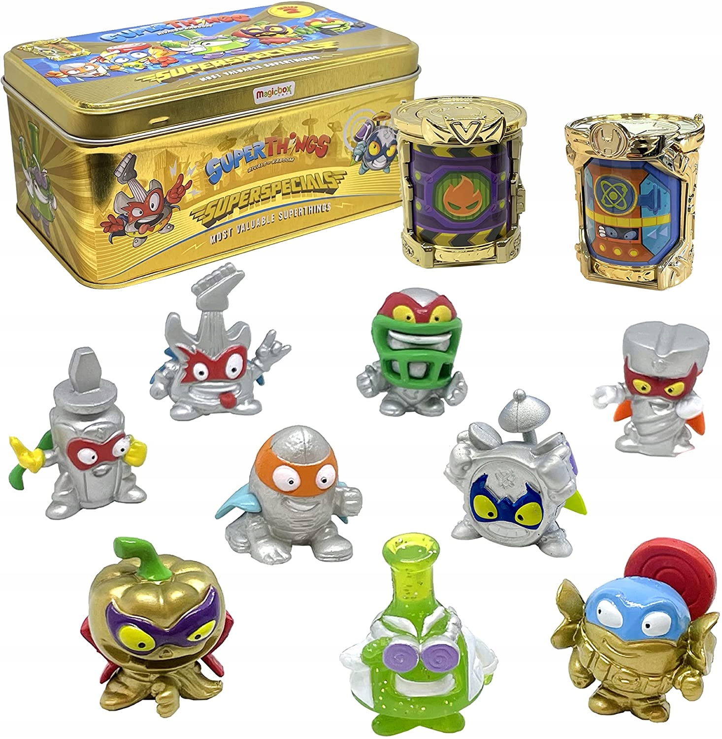 

Super Zings Things Złota Puszka 9 Figurek Seria 2