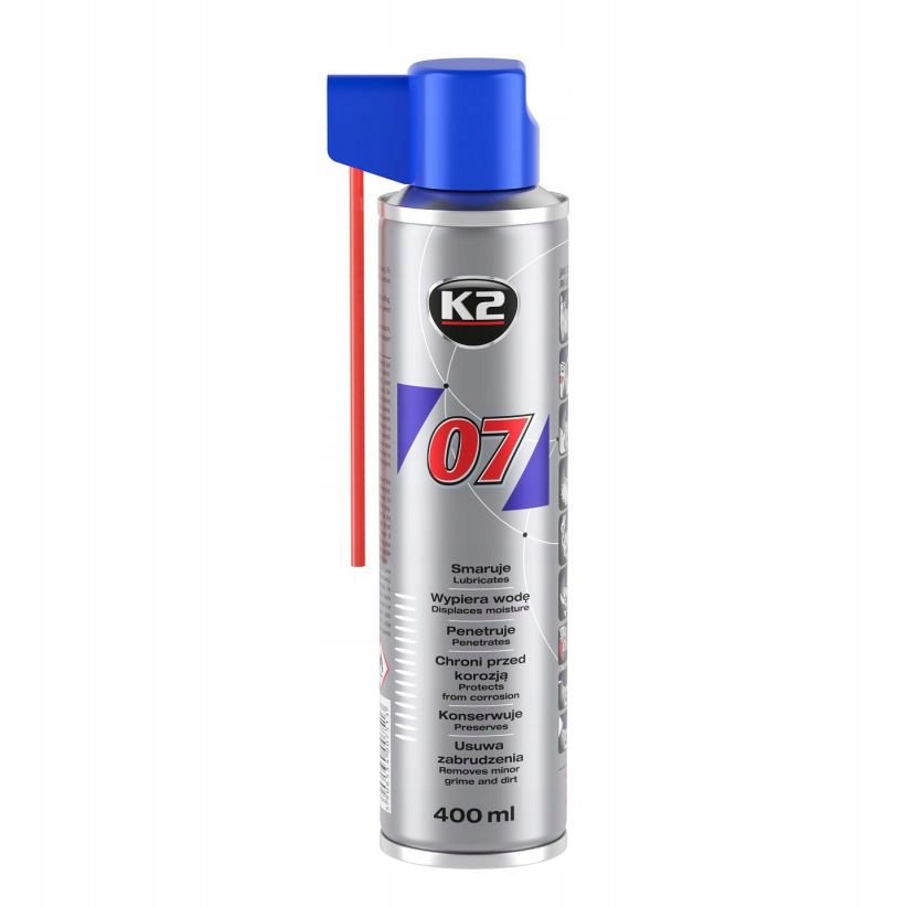 Preparat wielozadaniowy K2 07 400 ml smar penetrujący antykorozyjny