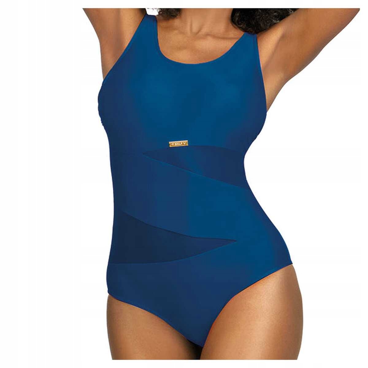 Self Jednodílné plavky Fashion sport S36W 30 modré 3XL