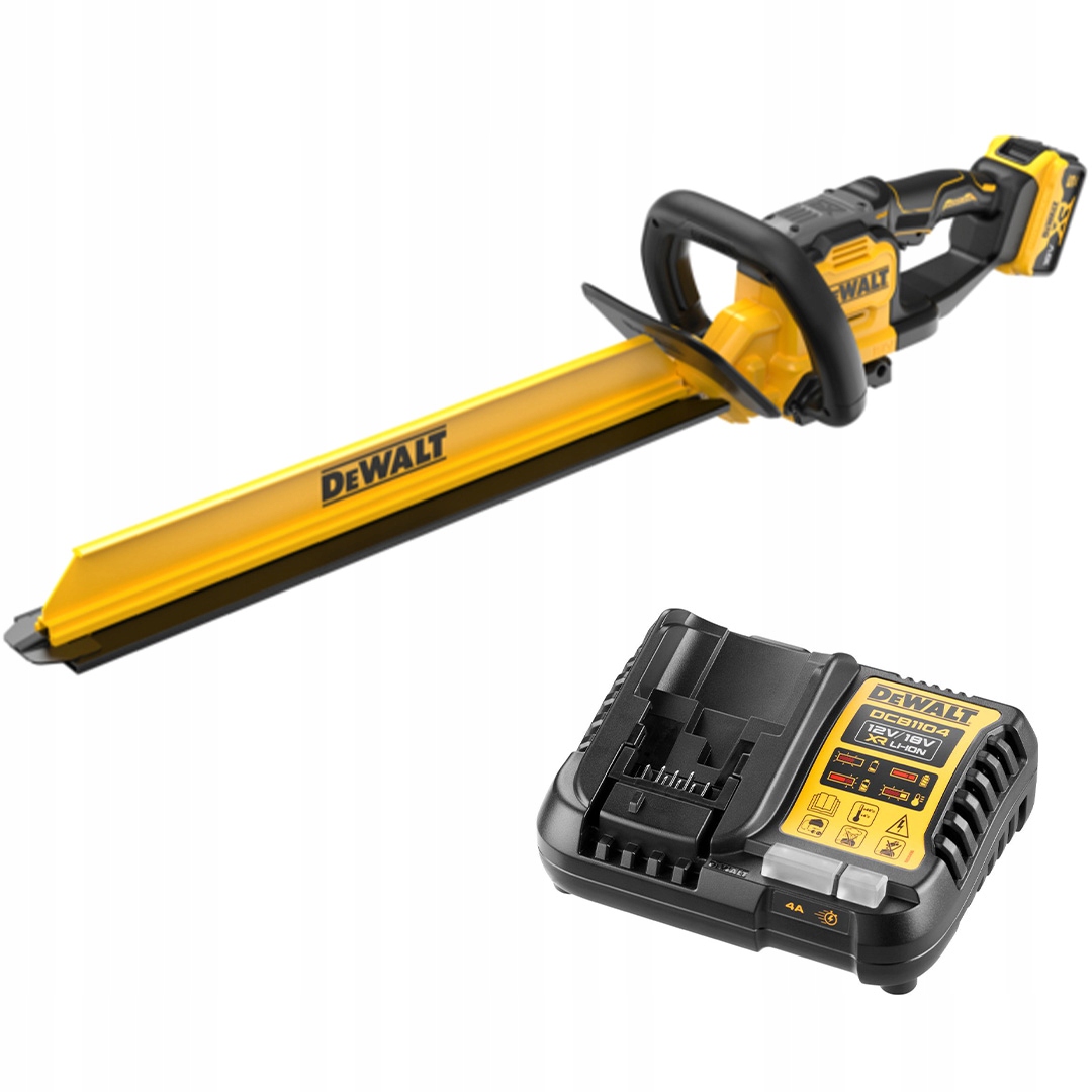 Akumulátorové nožnice na živý plot DeWALT DCMHT567P1-QW 18V Xr 1x5Ah 60 cm