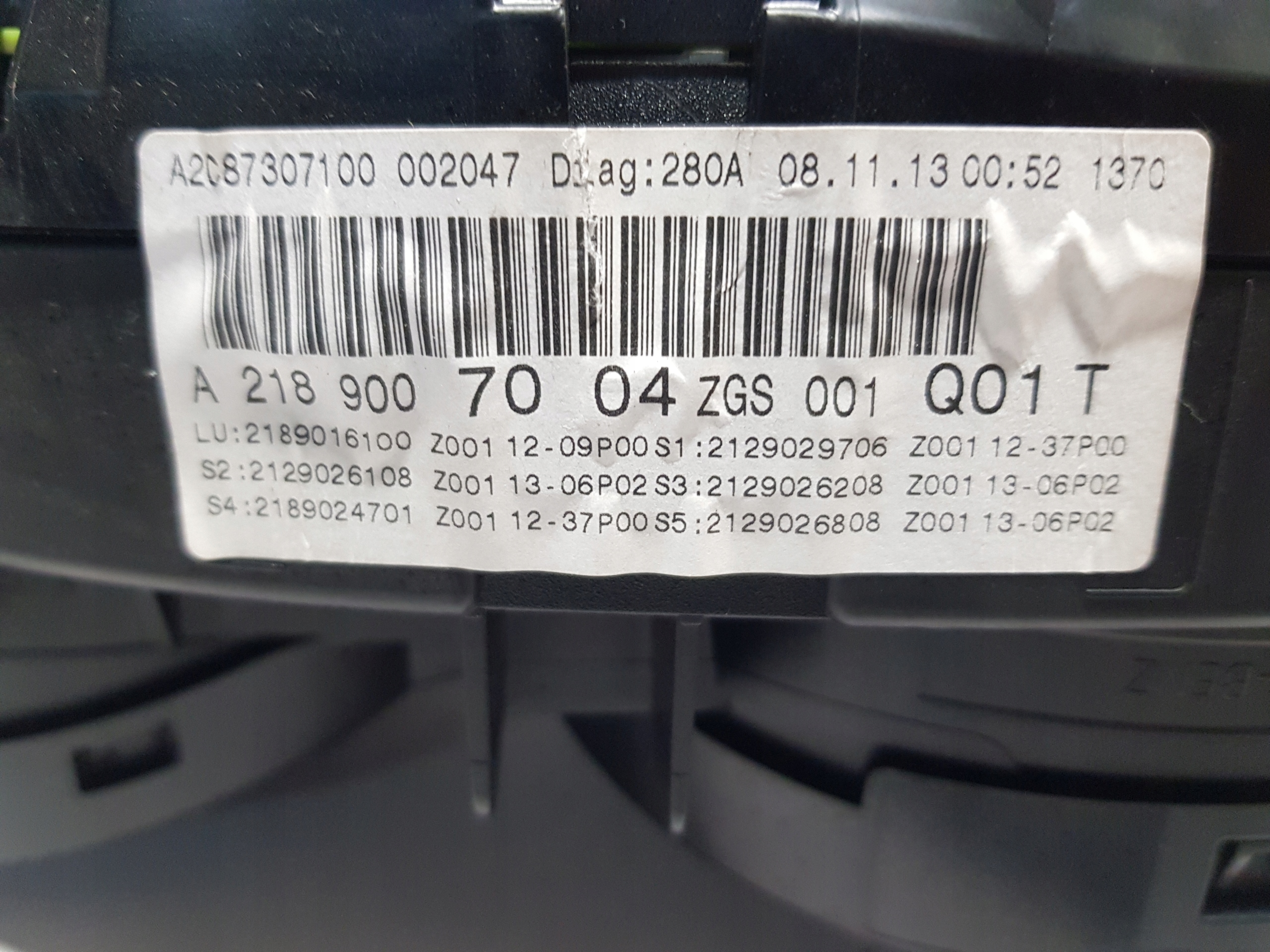 dials MERCEDES CLS W218 UK CDI 2189007004