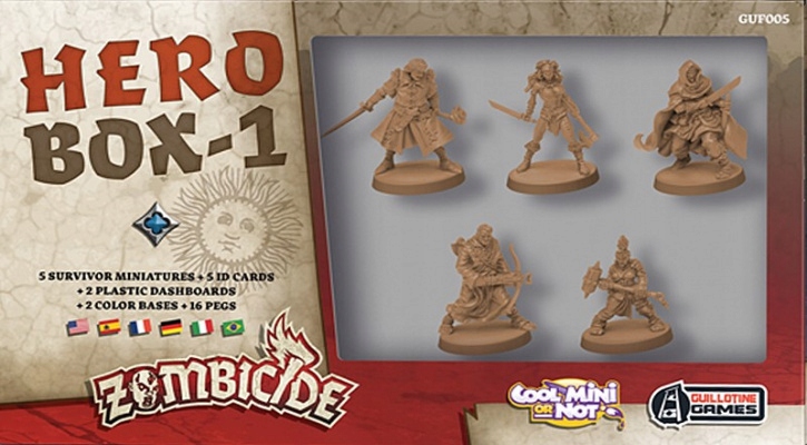 Zombicide Hero Box 1 Typ Dodatek
