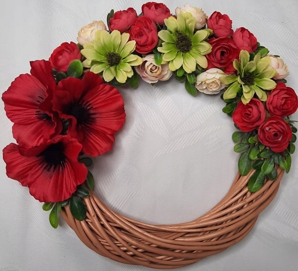 WIANEK STROIK WIELKANOC OZDOBA WIOSNA LATO 25CM Kod producenta 23