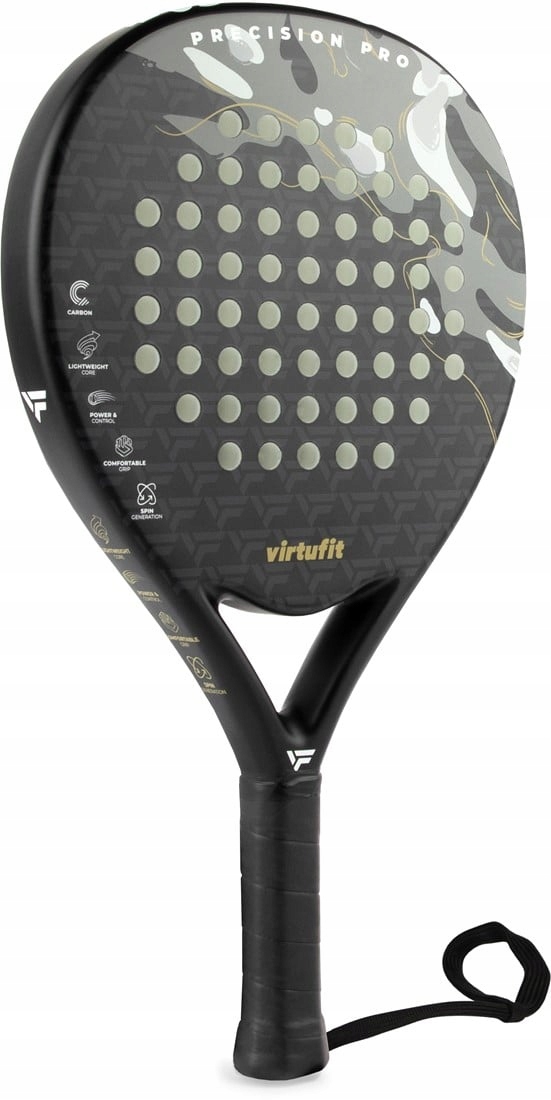 Virtufitf Rakieta dp padla padel Precision Pro Czarno Złota