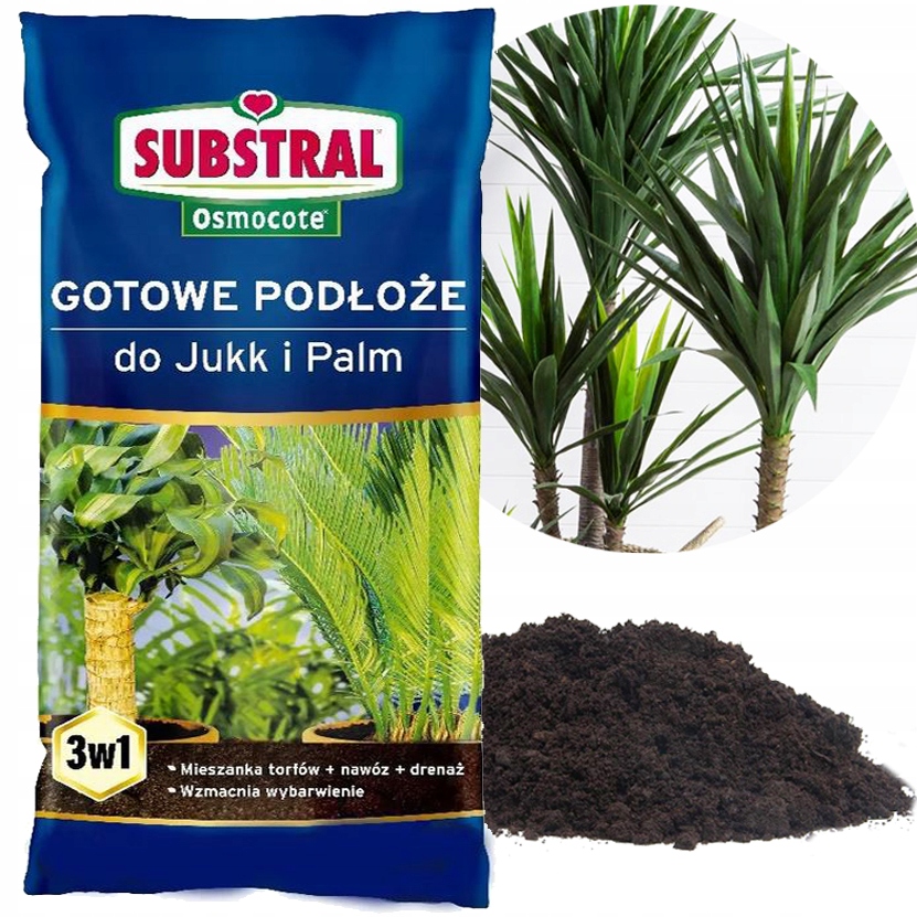 

Substral Ziemia Do Palm 20L Podłoże Zielonych Juk