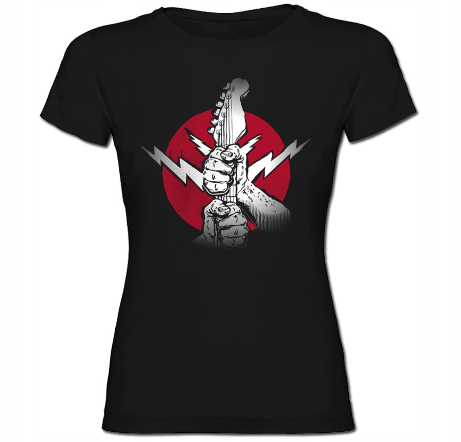 

Tshirt damski Gitara Rock Roll Muzyka Guitar S