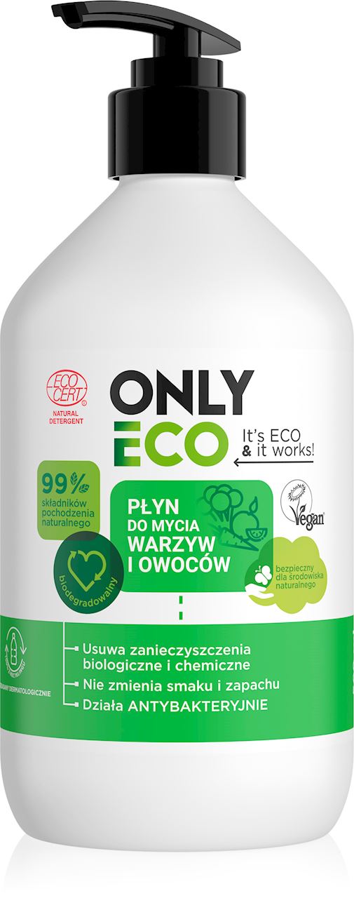 PŁYN DO MYCIA OWOCÓW I WARZYW 500 ml - ONLYECO