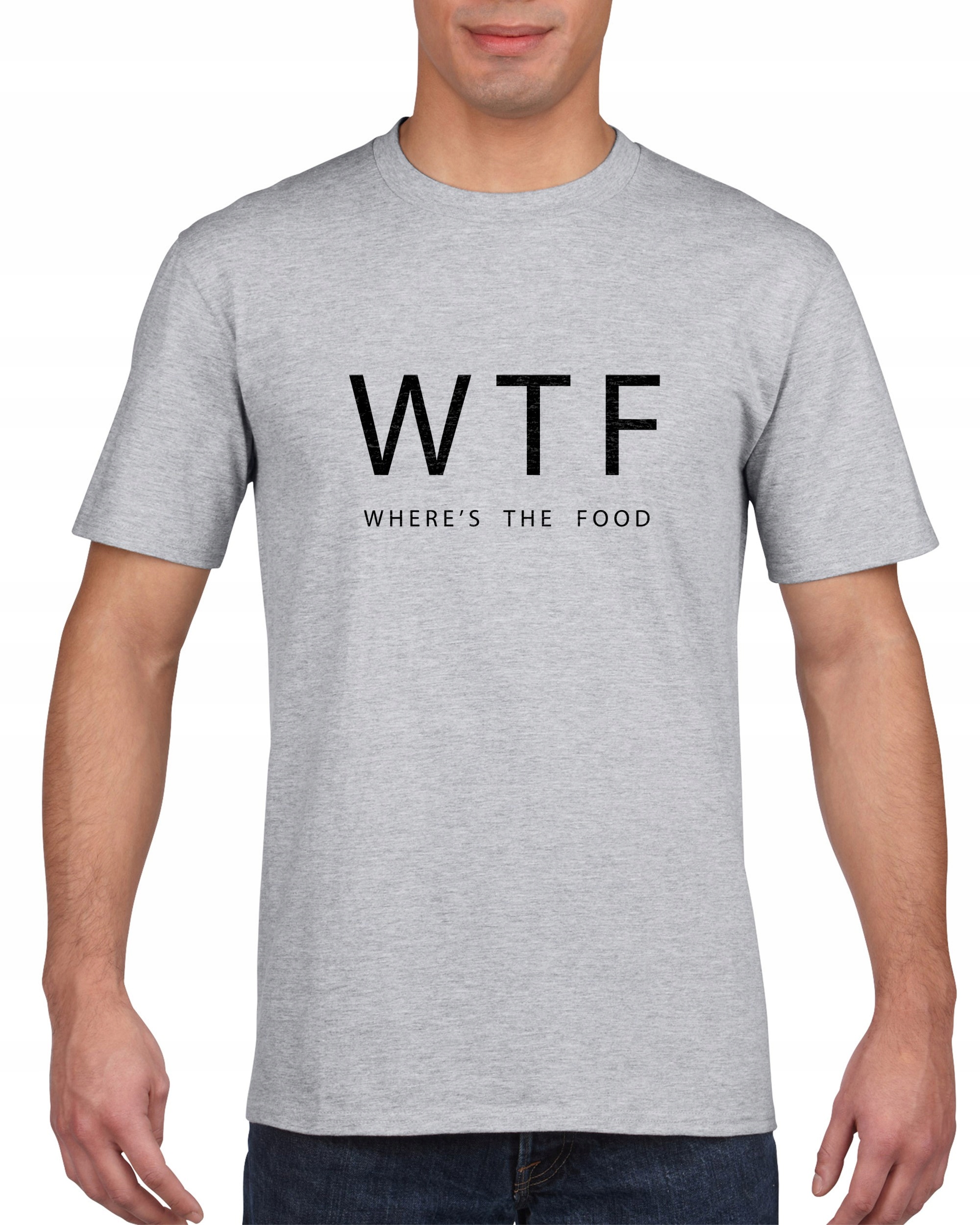 

Koszulka męska Wtf Where Is The Food s L