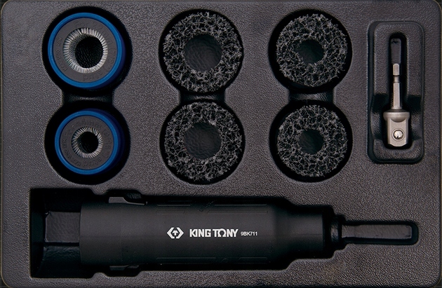 Čistenie Skrutiek Špilek Piast Skrutkovač 8ks King Tony 9BK7009