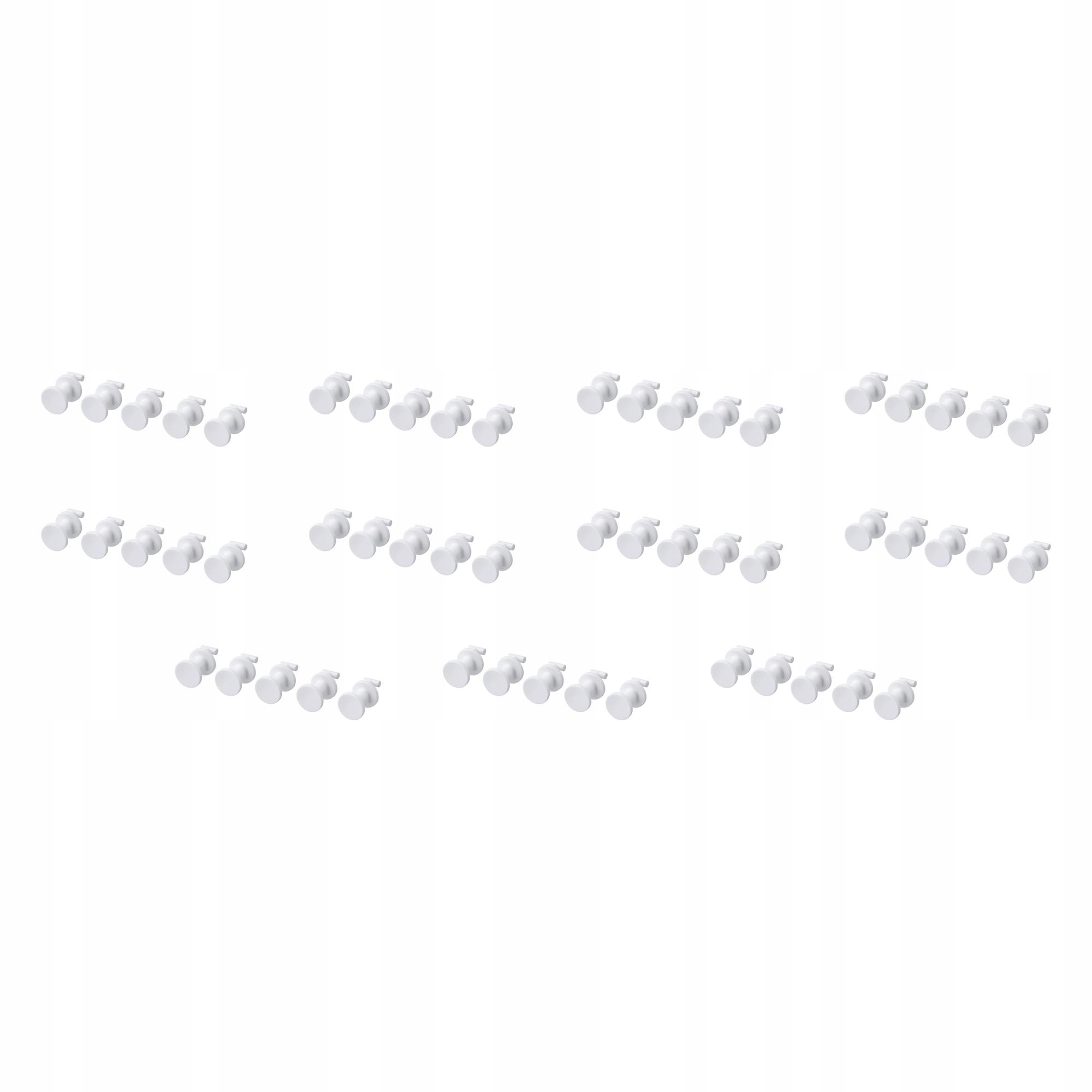 11 szt. Haczyk Skadis biały 19 mm do organizacji kluczy i biżuterii