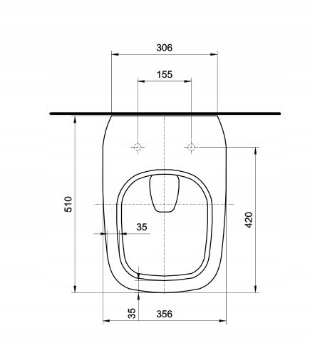 DESKA DO KOŁO STYLE L20112 WOLNOOPADAJĄCA WYPINANA Linia DOSTYLE