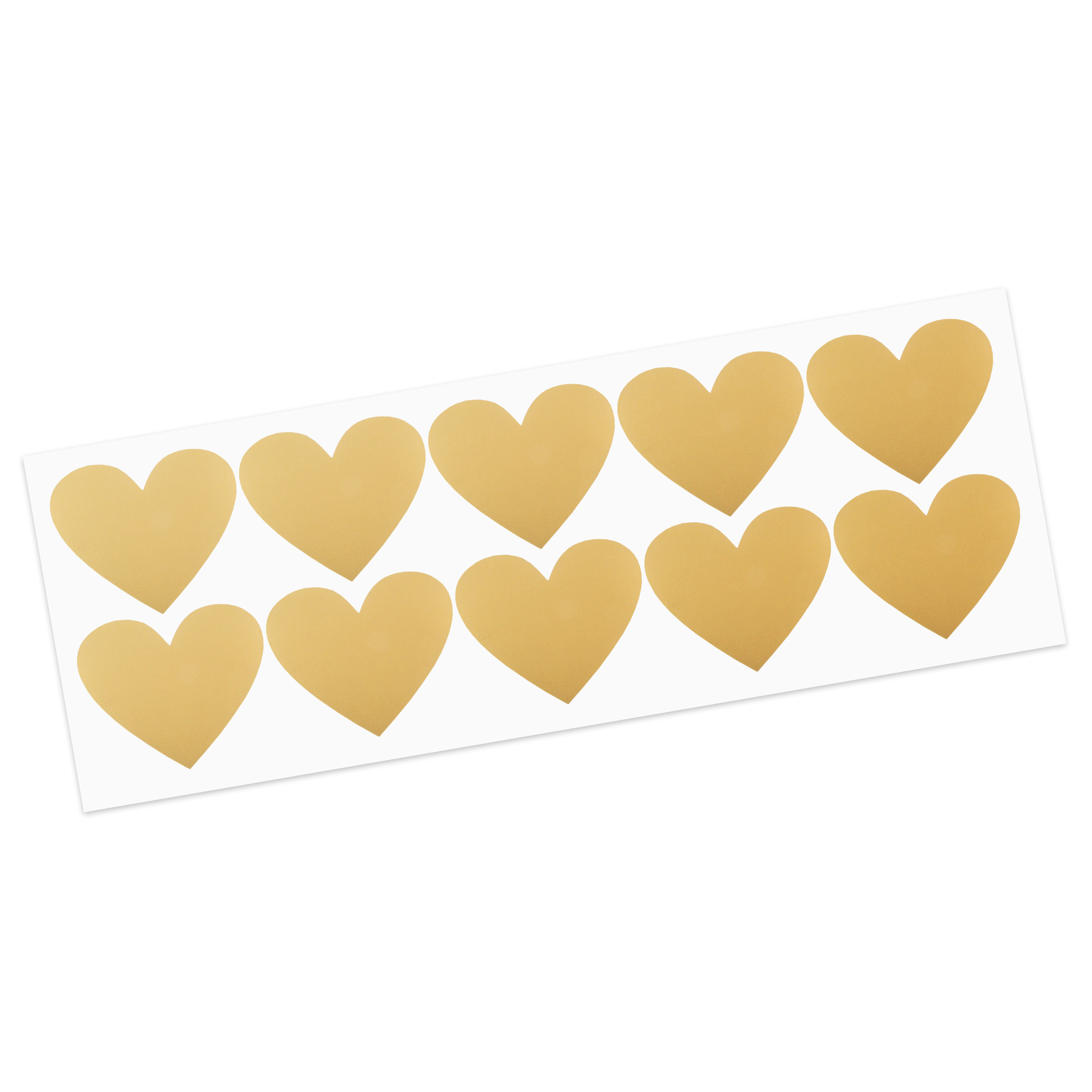 Zdrapki samoprzylepne 60x70 w kształcie serca x10