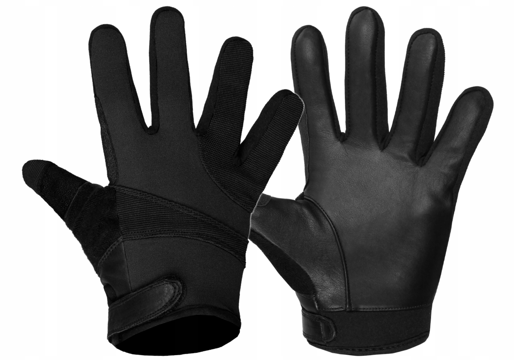 Rękawice rękawiczki Taktyczne Neoprenowe Mil-Tec Kevlar Czarne XL