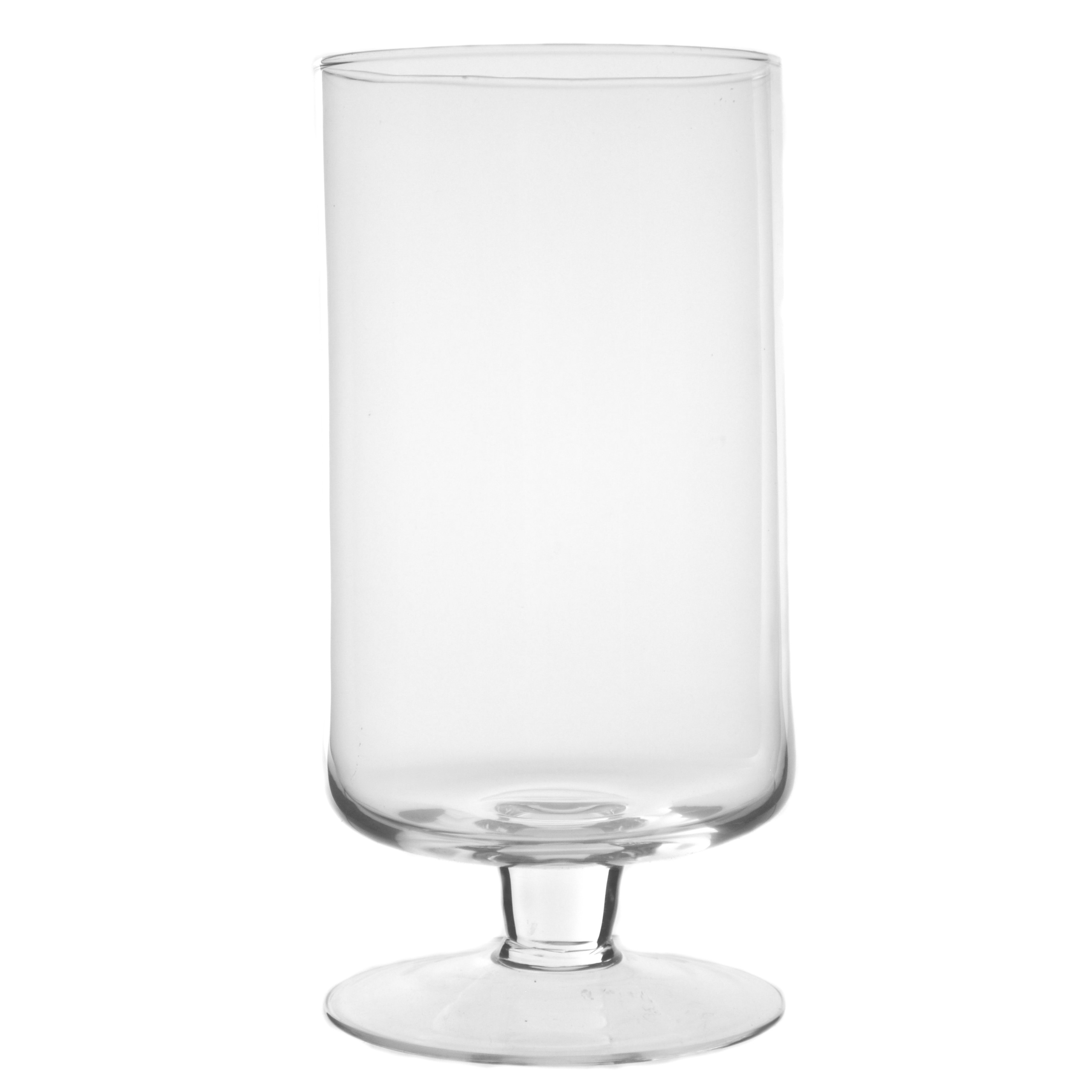 

Szklany Świecznik Na Nóżce 25 cm