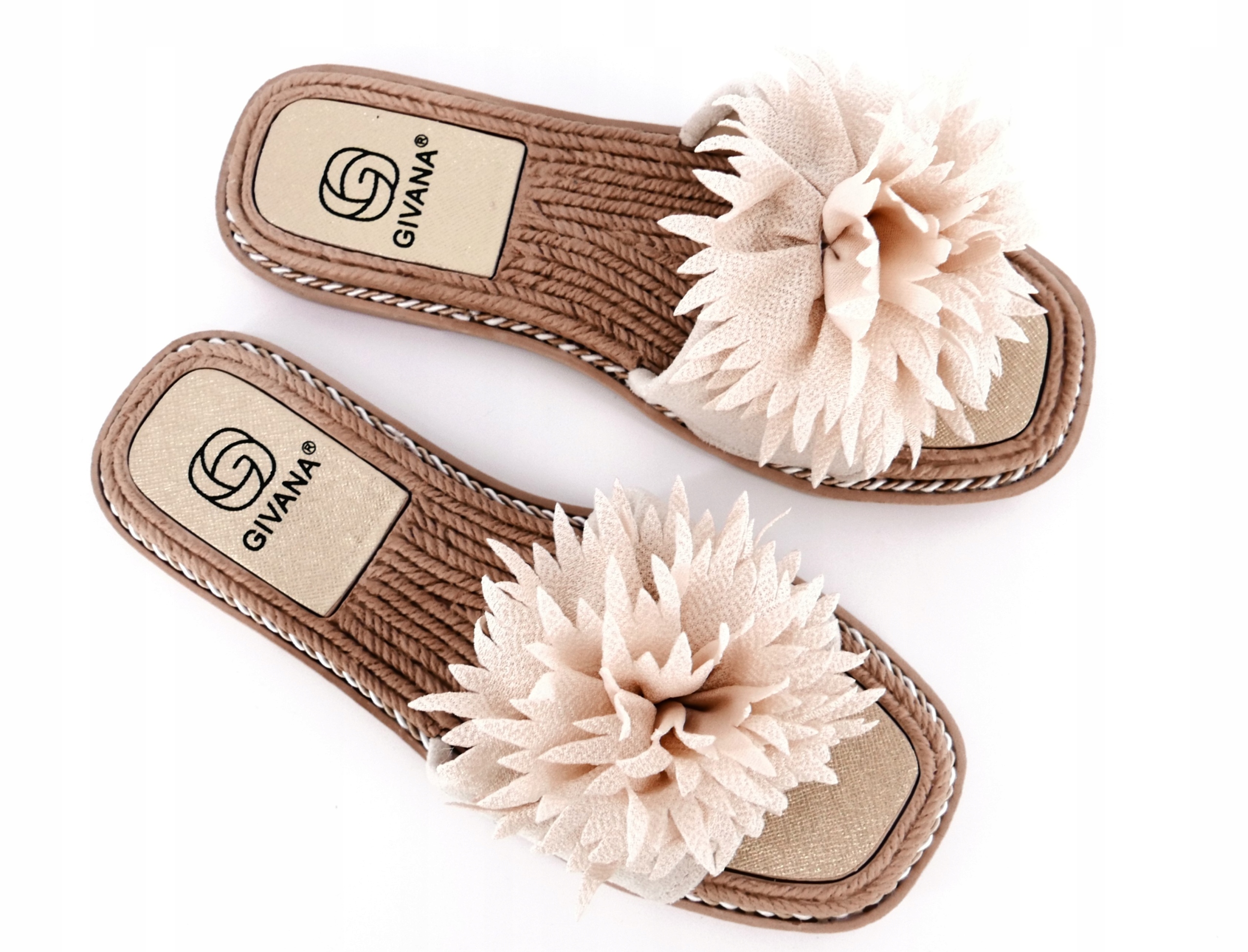 KLAPKI DAMSKIE BEŻOWE EKO ZAMSZ R37