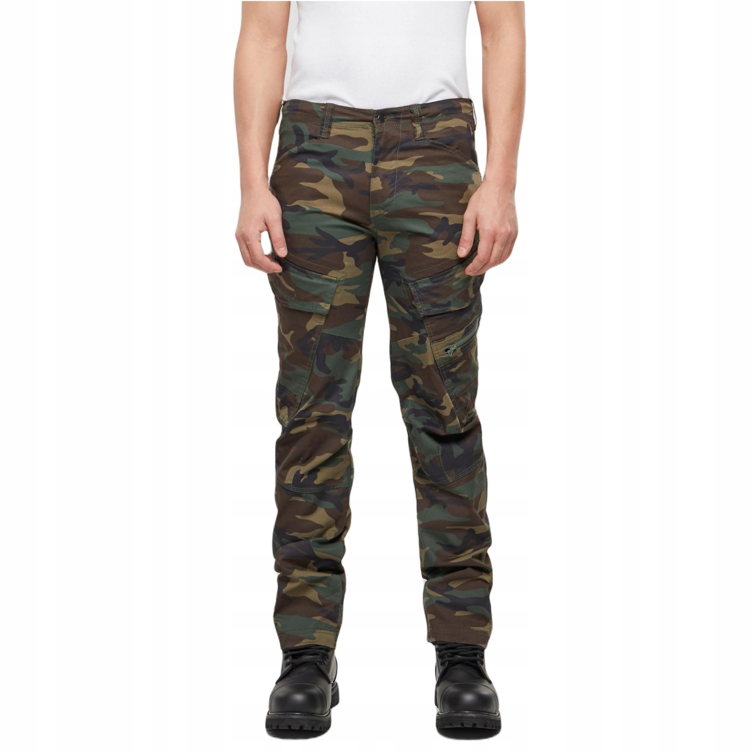 Kalhoty Brandit Adven Slim Fit Trousers Woodland XXL