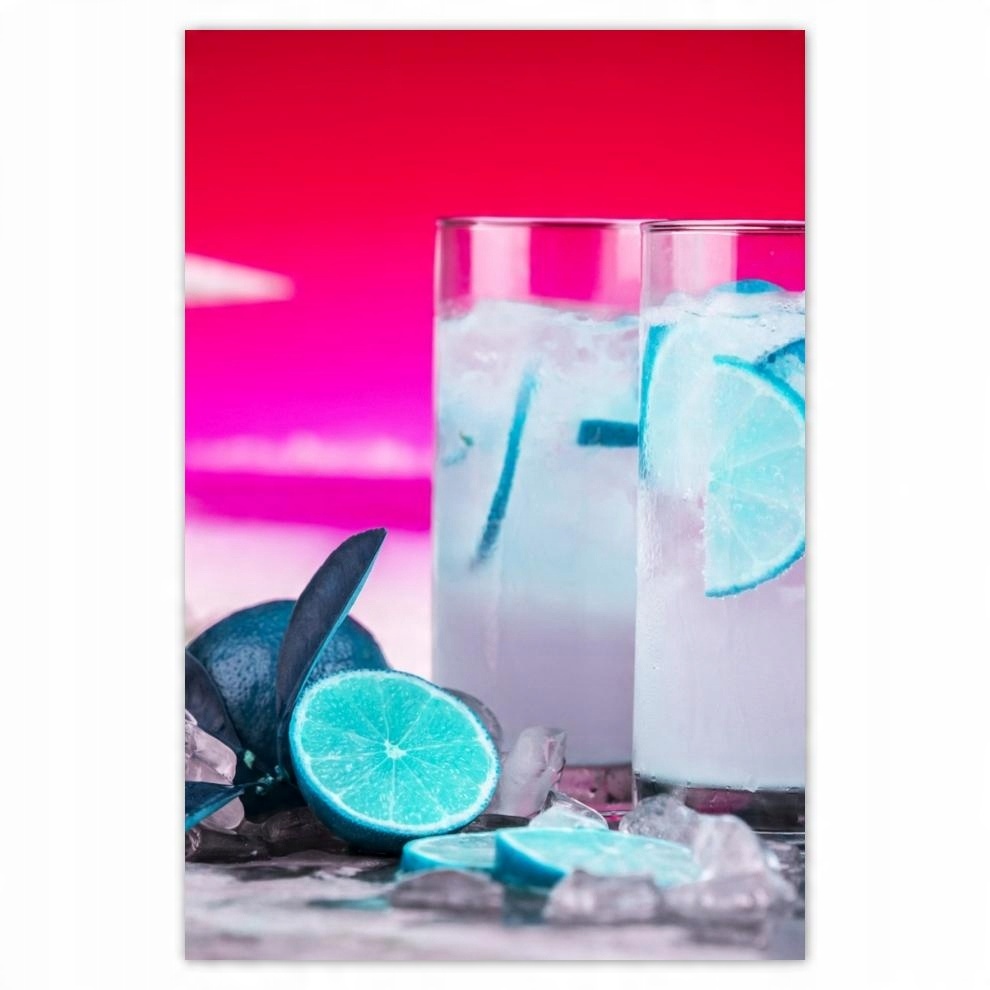 

Plakat samoprzylepny 40x60 Drinki z wódką na plażę