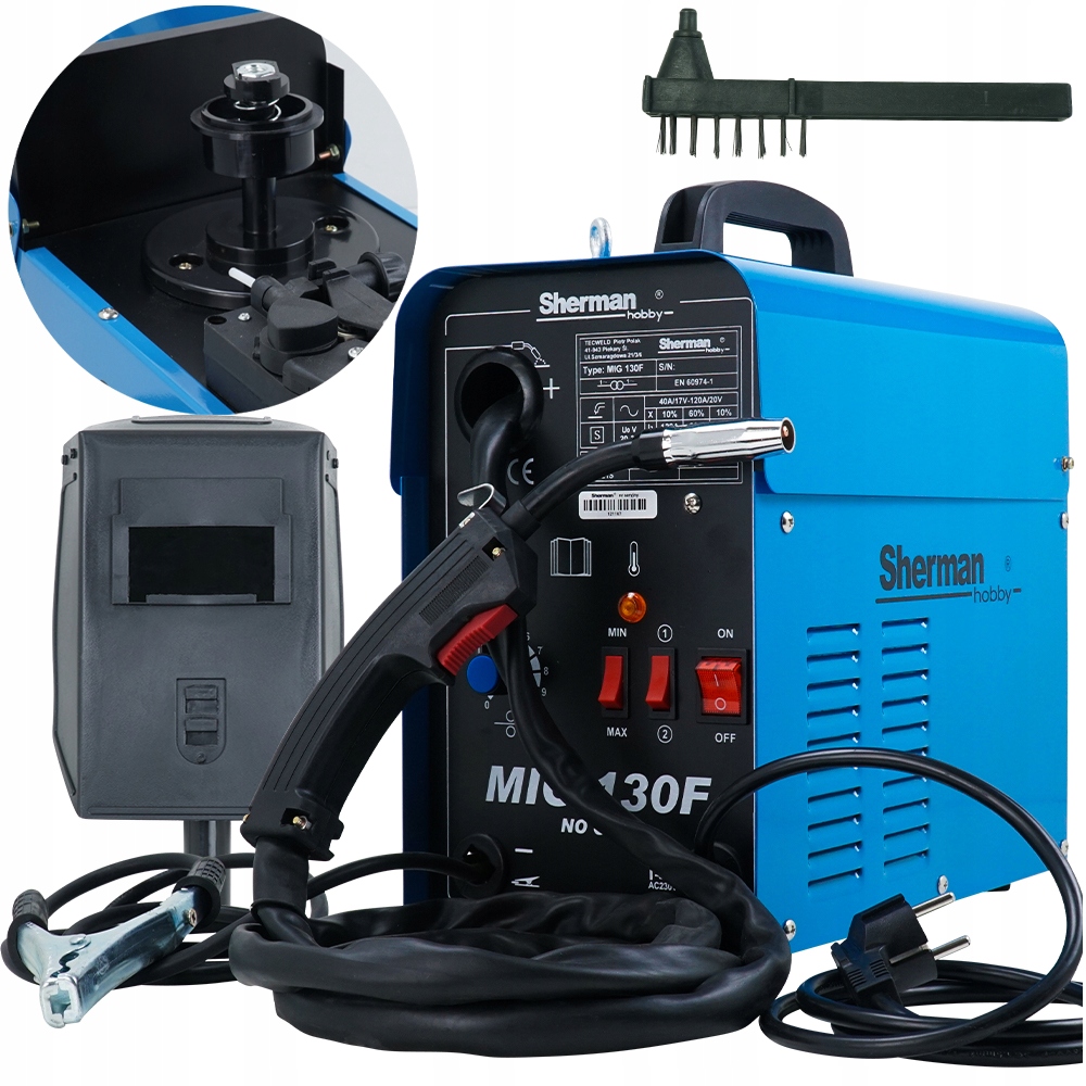 

Migomat bezgazowy Mig spawarka Flux 230 V
