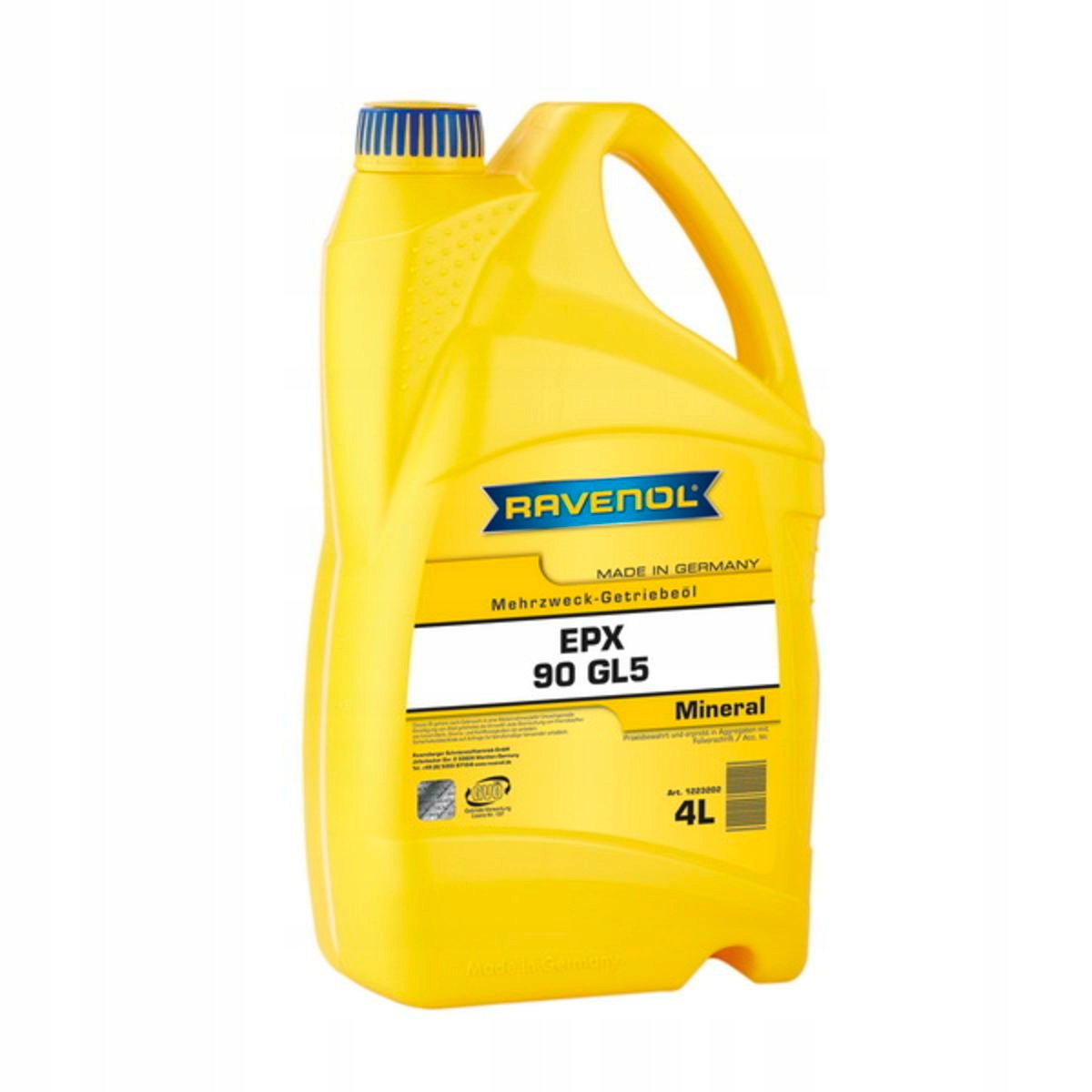Prevodový olej Ravenol Epx 4L Sae 90 balík vodiča #14
