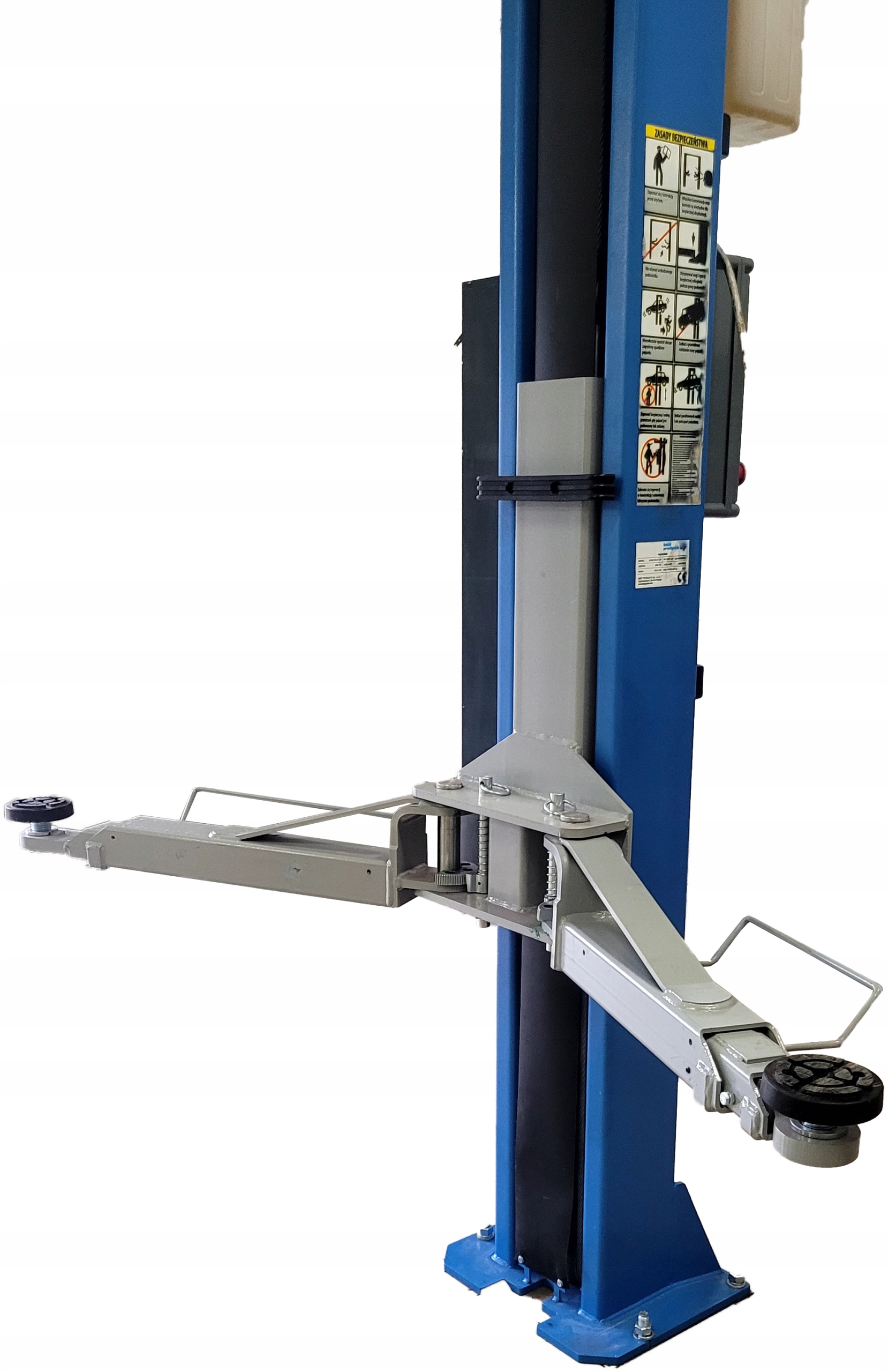 PODNOŚNIK WARSZTATOWY DWUKOLUMNOWY 4 TONY AUTOMAT BESTLIFT GÓRĄ ŁĄCZONY Połączenie kolumn góra