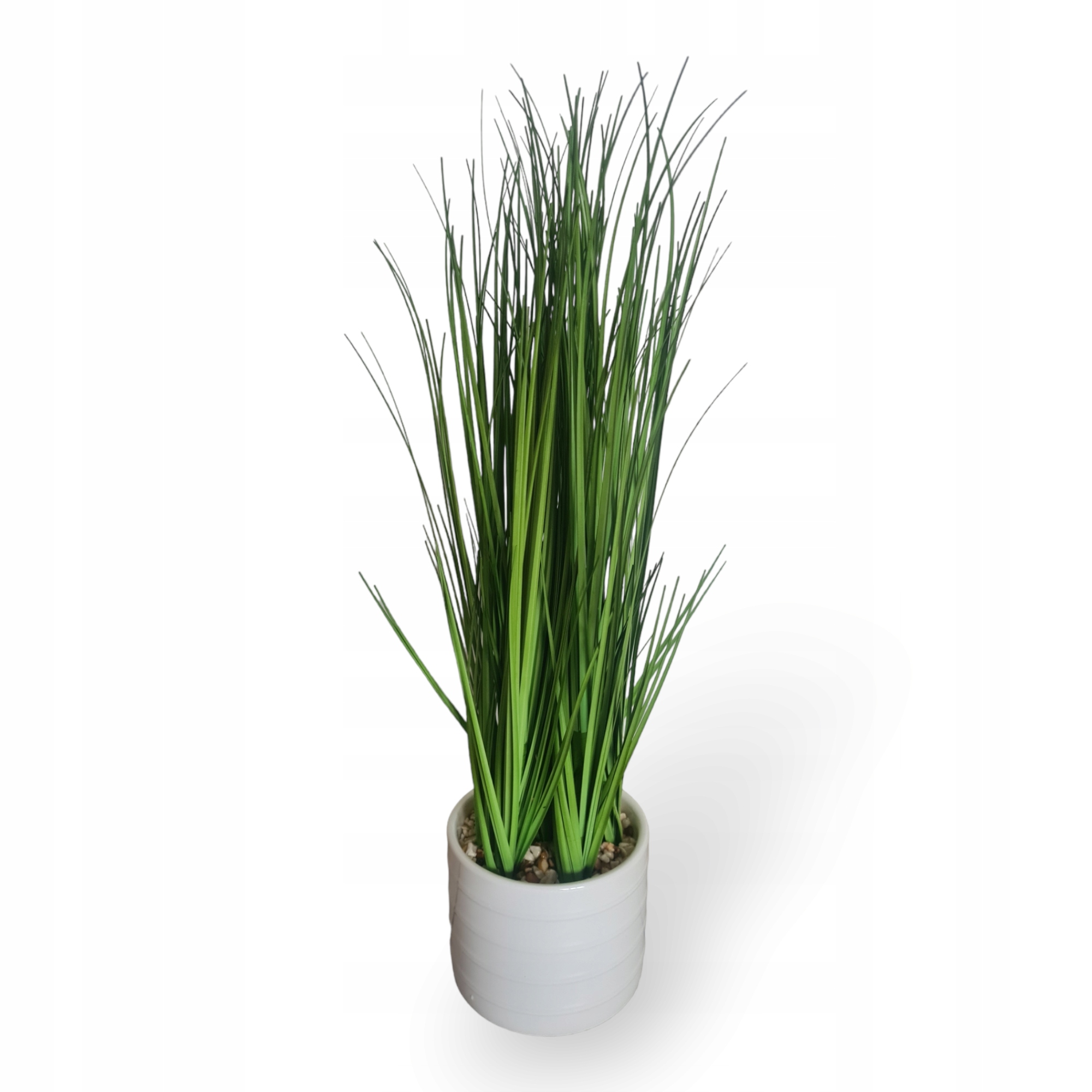 

Sztuczna Trawa zielona w białej doniczce 33 cm