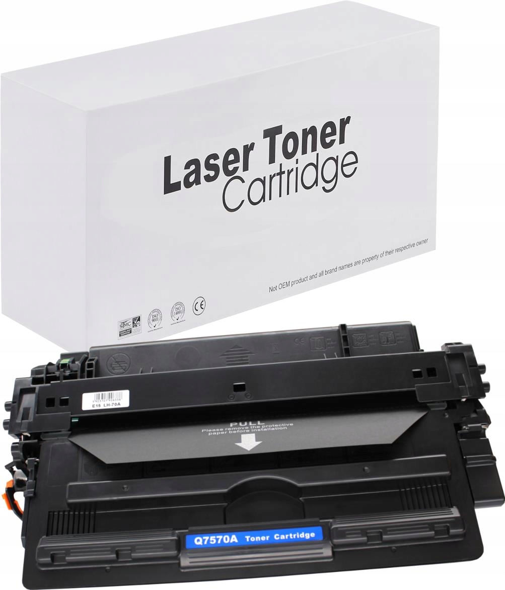 2 x Toner Q7570A 70A do Hp LaserJet M5025 M5035 Mfp Canon LBP8610 Black 15k