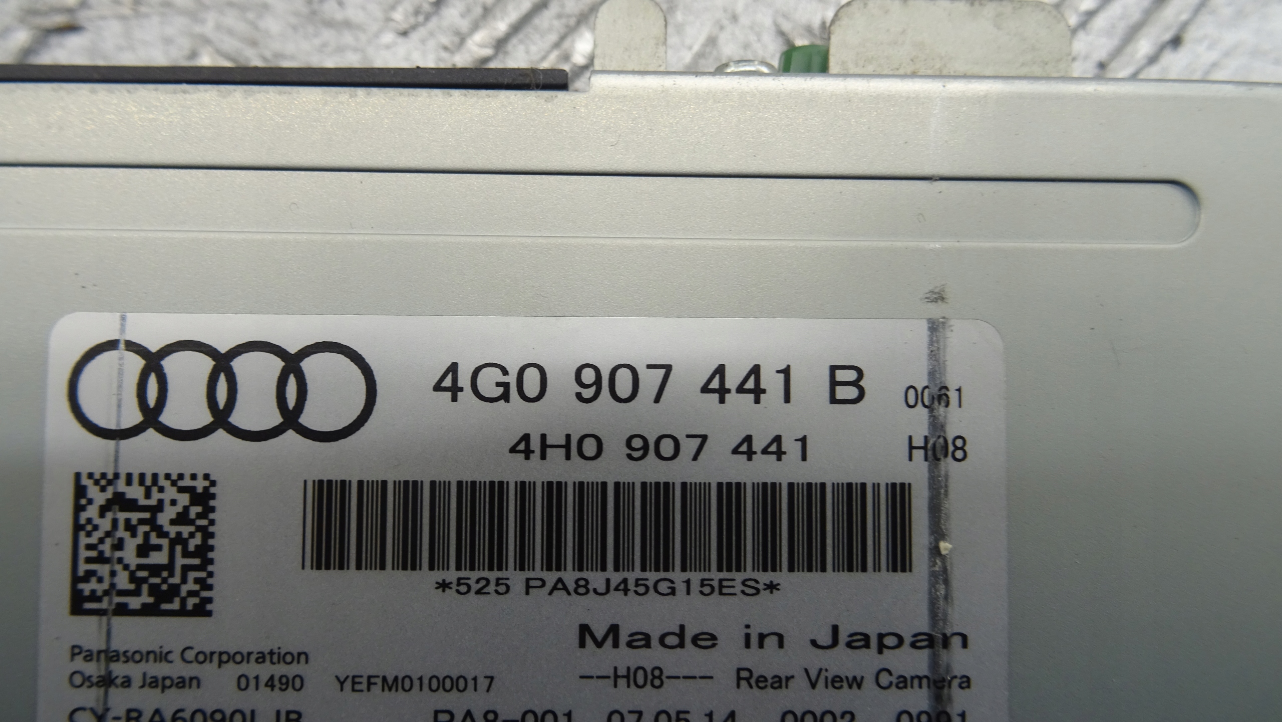 AUDI A6 C7 control unit KAMERY reversing 4G0907441B