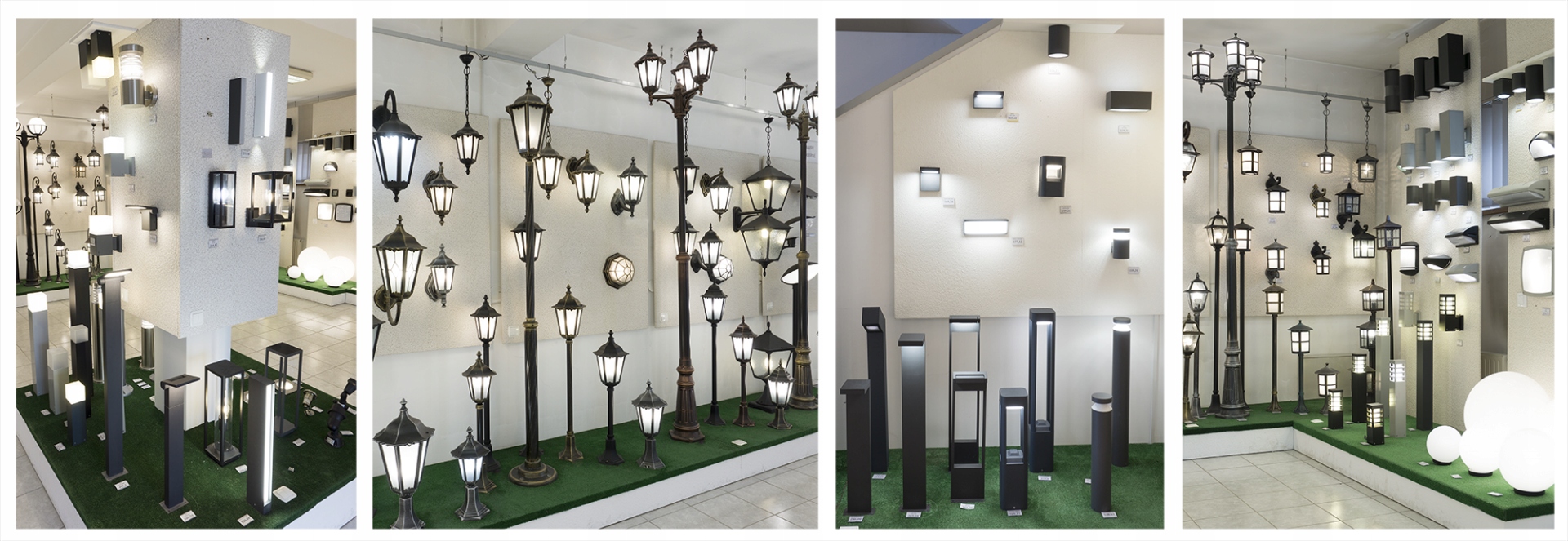 Klasyczna lampa elewacyjna ogrodowa kinkiet owalny Szerokość produktu 20 cm