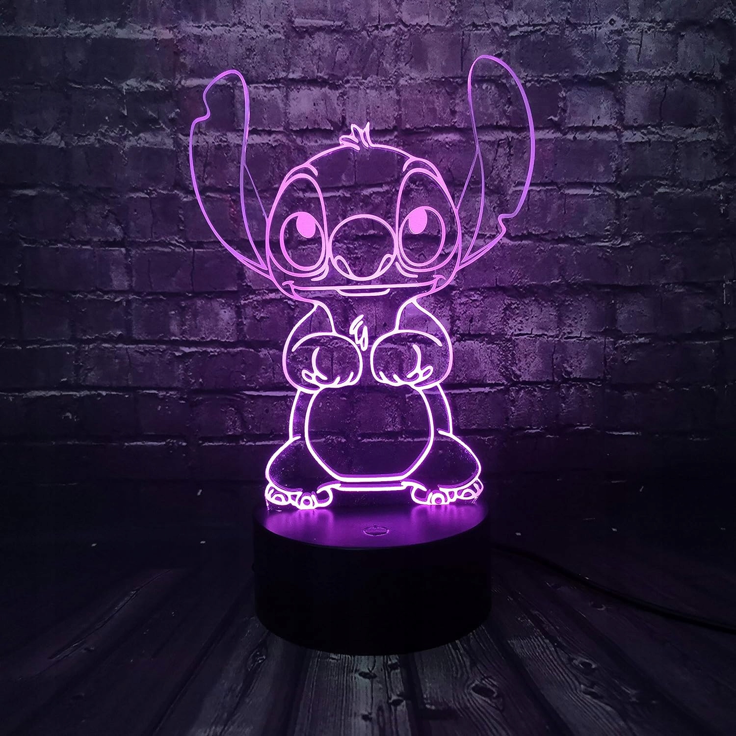 Lampka nocna 3D led LILO I STICH usb + pilot RGB Kolekcja LILO I STICH