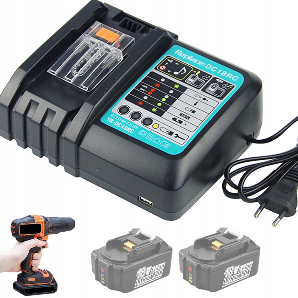 Nabíječka Lithium-iontových Akumulátorů Pro Elektrické Nářadí 14.4 V/18 V
