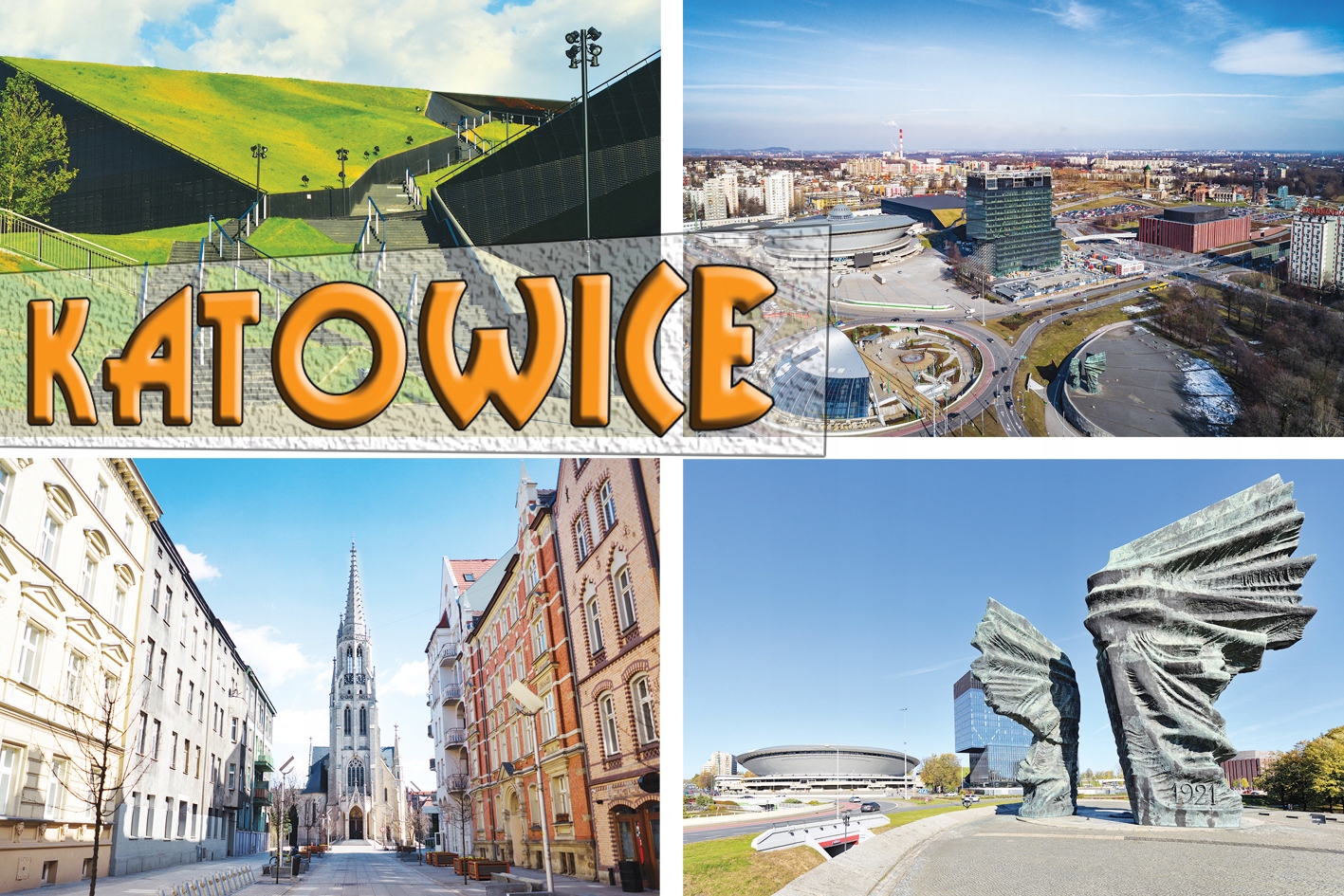 

Magnesy na lodówkę miasta - Katowice