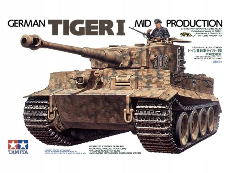 1/35 Německý Tiger I Mid Production Tamiya 35194