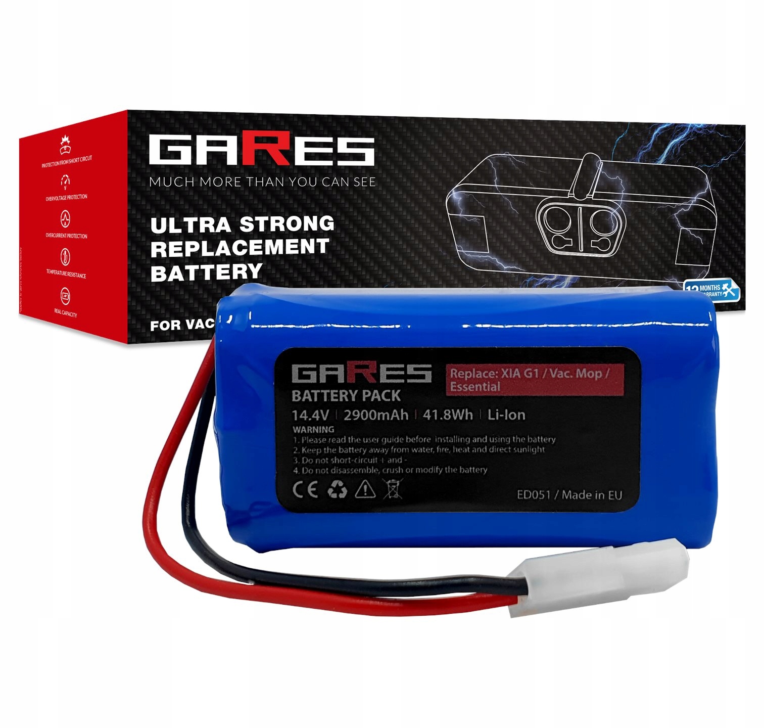 Akumulator Bateria do Xiaomi Mi Mijia G1 Robot VacuumMop MJSTG1 14,4V 2,9Ah