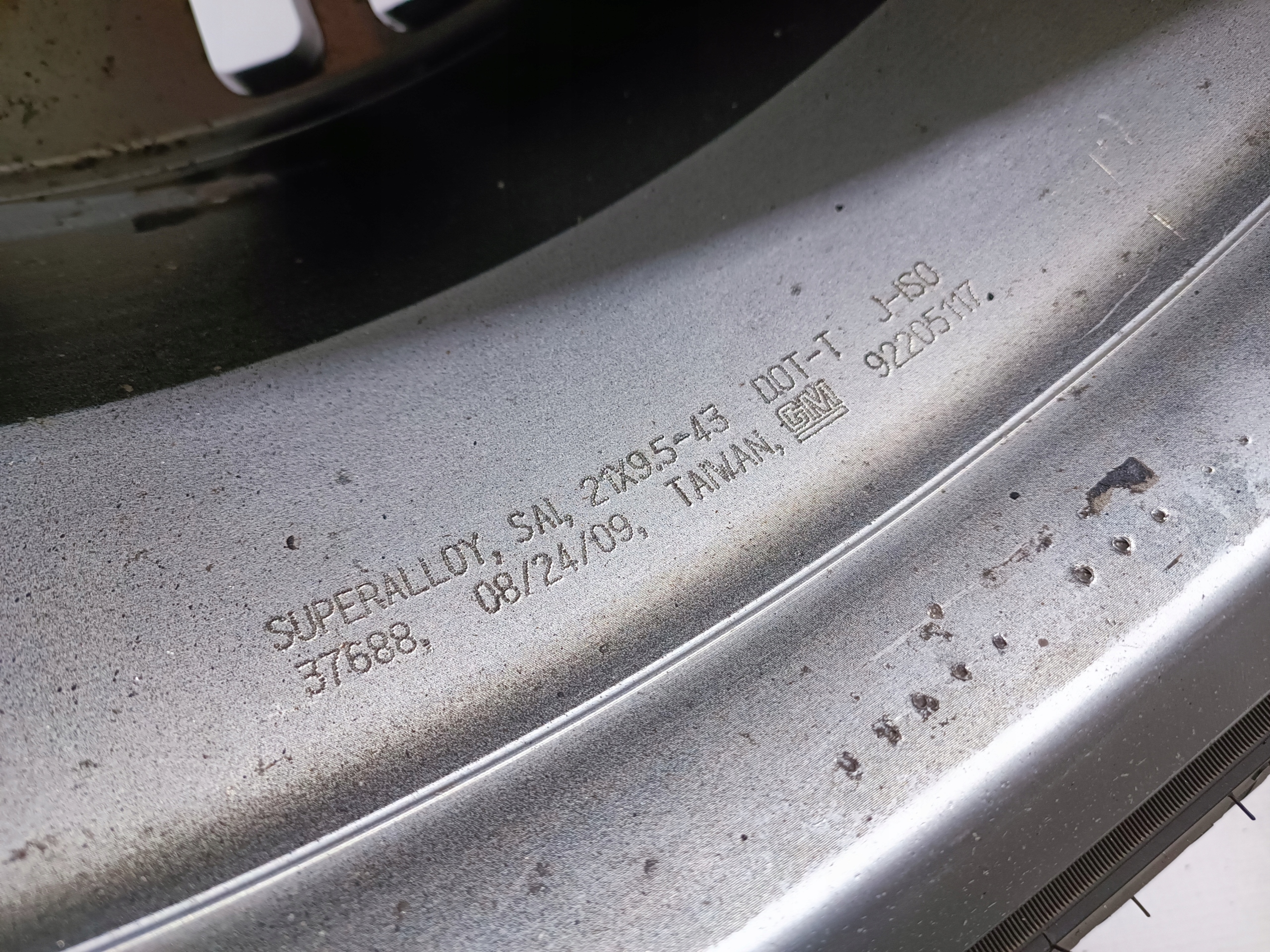 wheel disc 21 cali 9.5j Chevrolet Camaro 2009