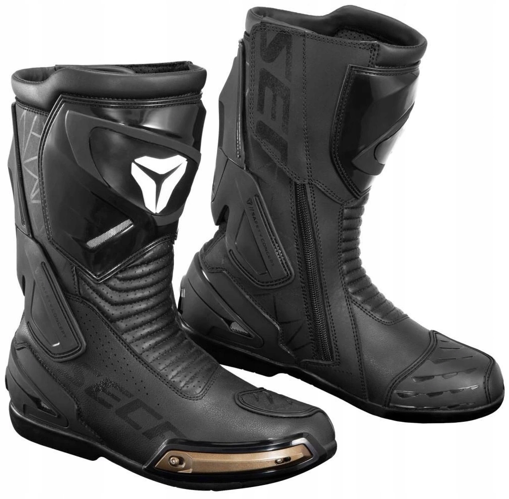 Seca Hyper II Lady Black Dámske Športové Motocyklové Topánky Čierne