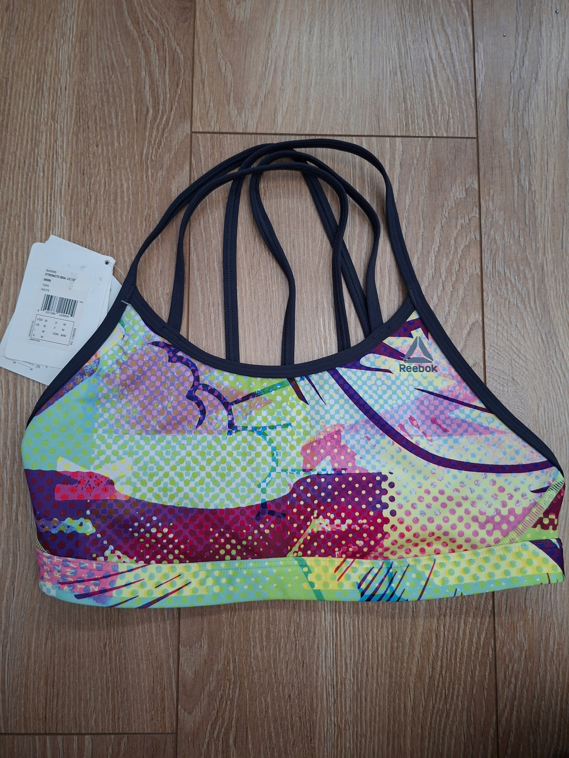 Stanik Sportowy Reebok Stren Ght Bra B45088, r M (N9)