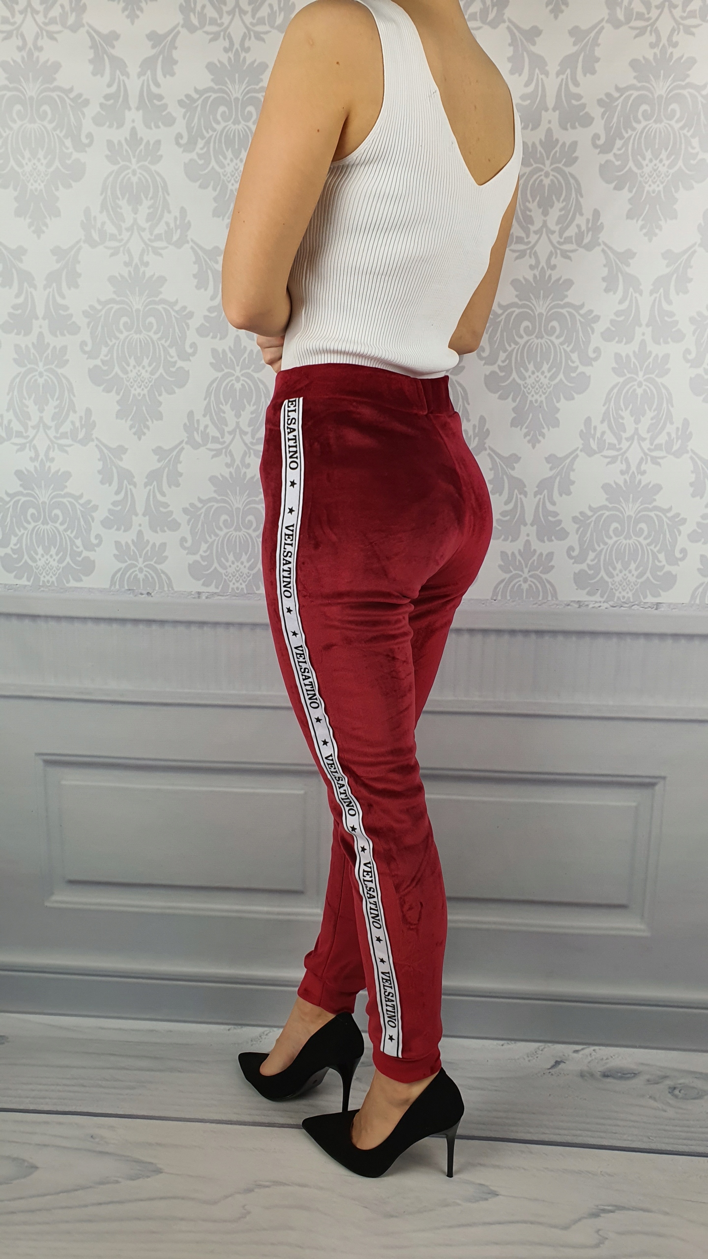 OCIEPLANE - SPODNIE - DRESOWE - DAMSKIE - WELUR 2 Rozmiar L/XL