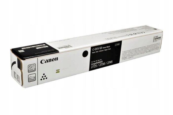 Čierny toner Canon iR2725 iR2730 iR2745 (C-EXV63 CEXV63 5142C002)