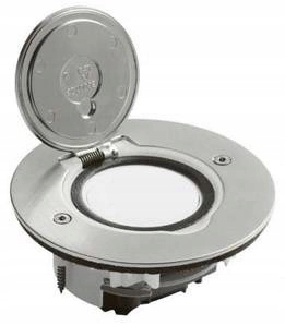 Podlahová nabíjačka s Usb typ A Inox IP44