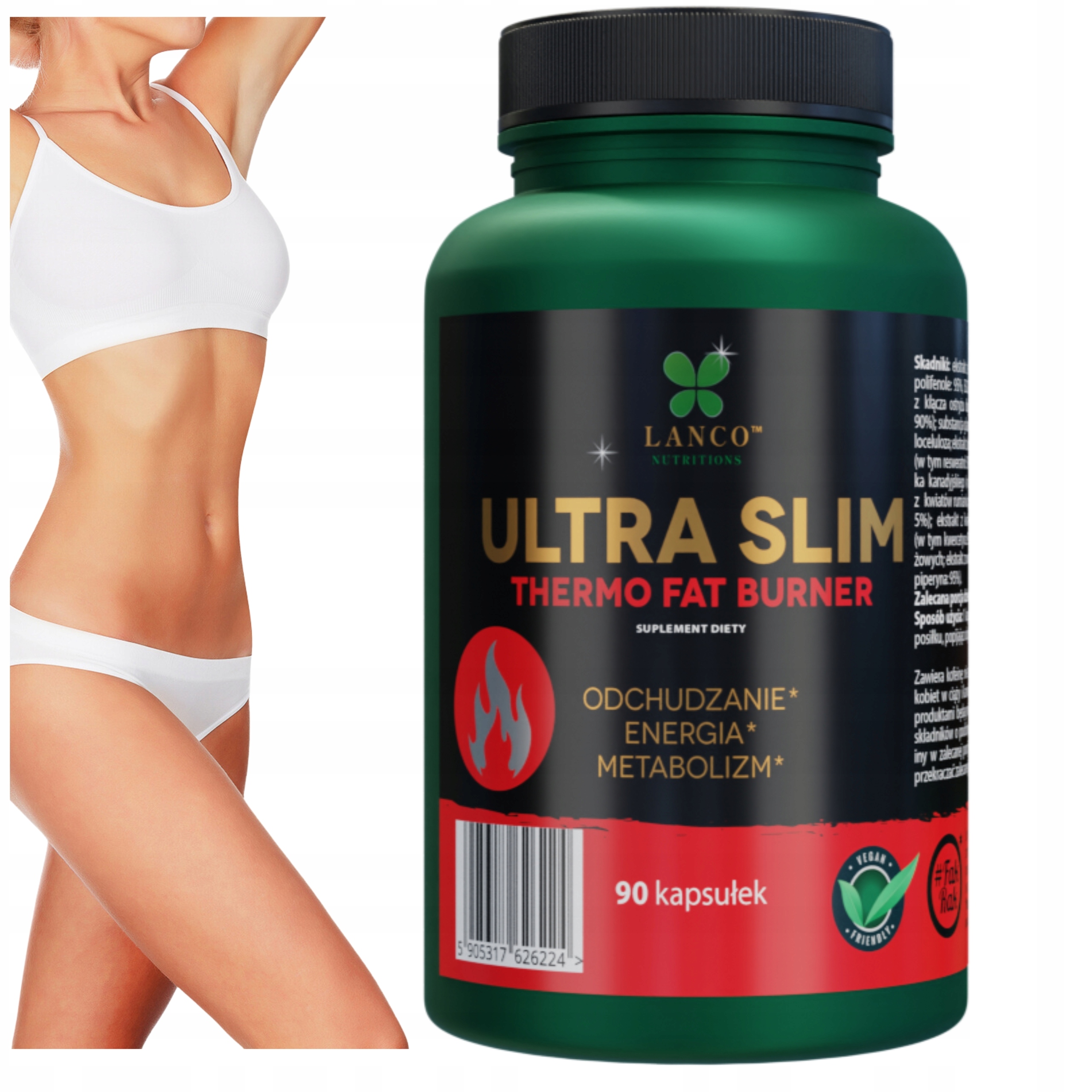 Silný spalovač tuků UltraSlim Thermo Fat Burner