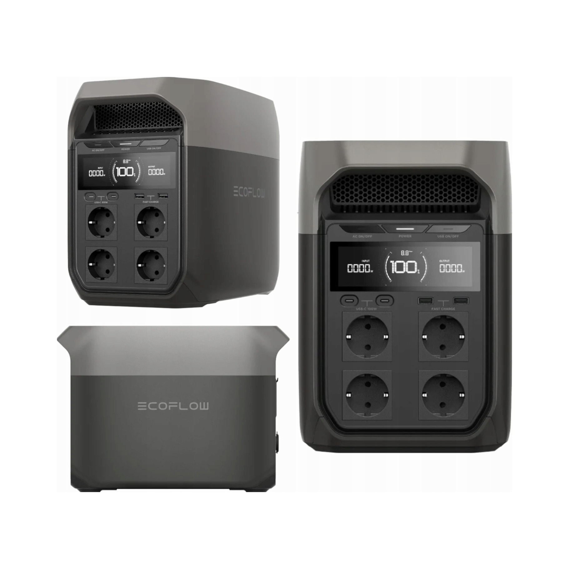 Ecoflow Delta 3 1024Wh Lfp 1800W Mobilný generátor energie Napájací zdroj prúdu
