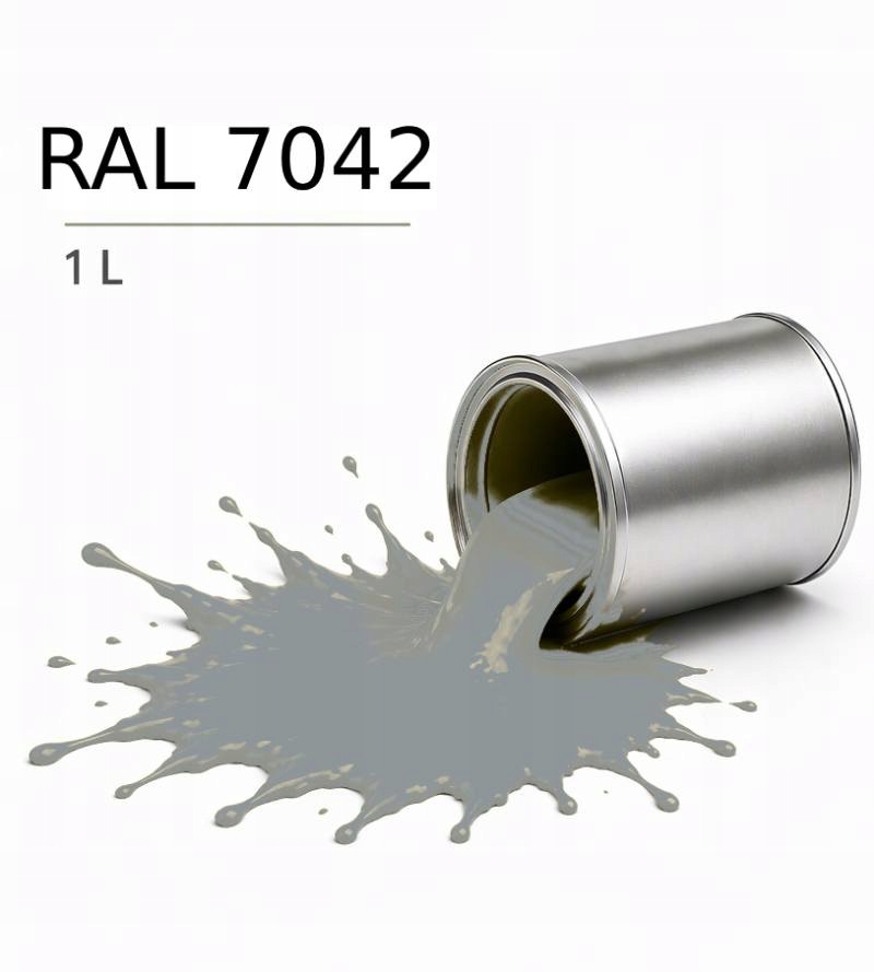 Ral 7042 Barva Průmyslová 1K 1L Vrchní Lak Vysoký Lesk