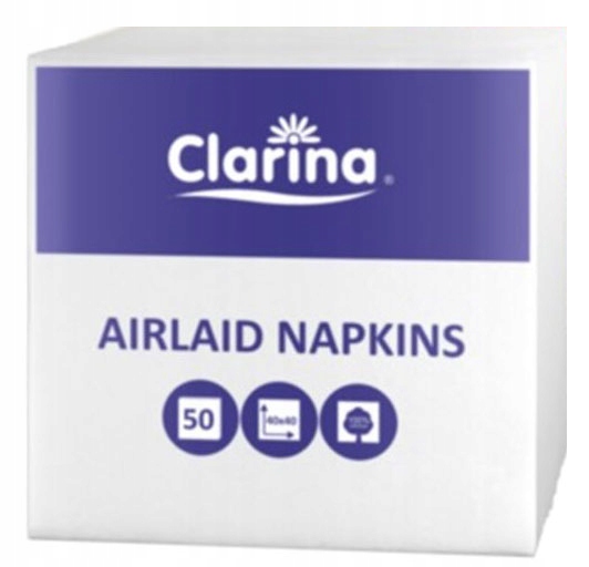 

Serwetki Flizelinowe 1-Warstwowe (40x40 cm) 50 szt