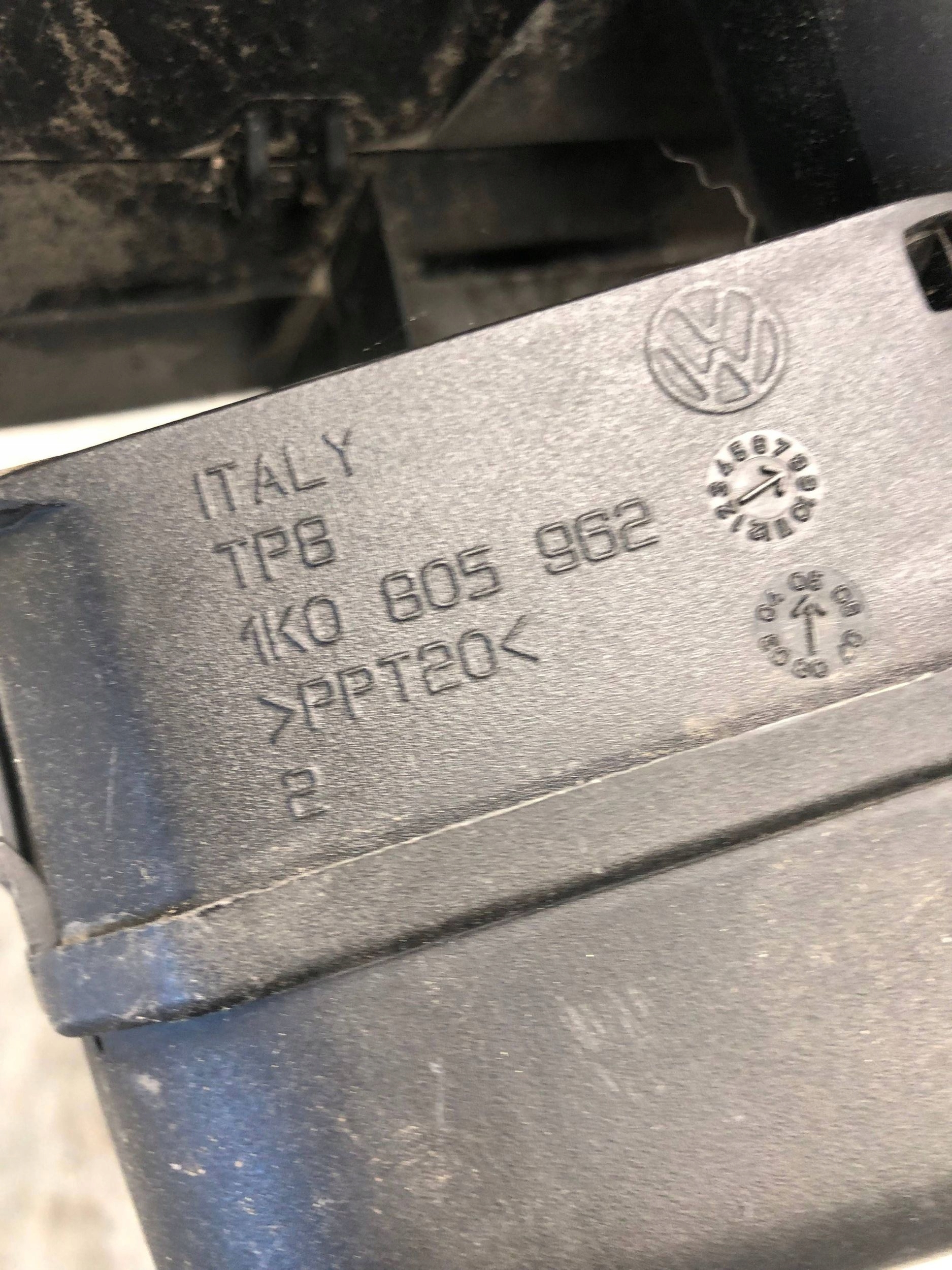 DOLOT luftansaugkanal VW 1K0805971C 1K0805962