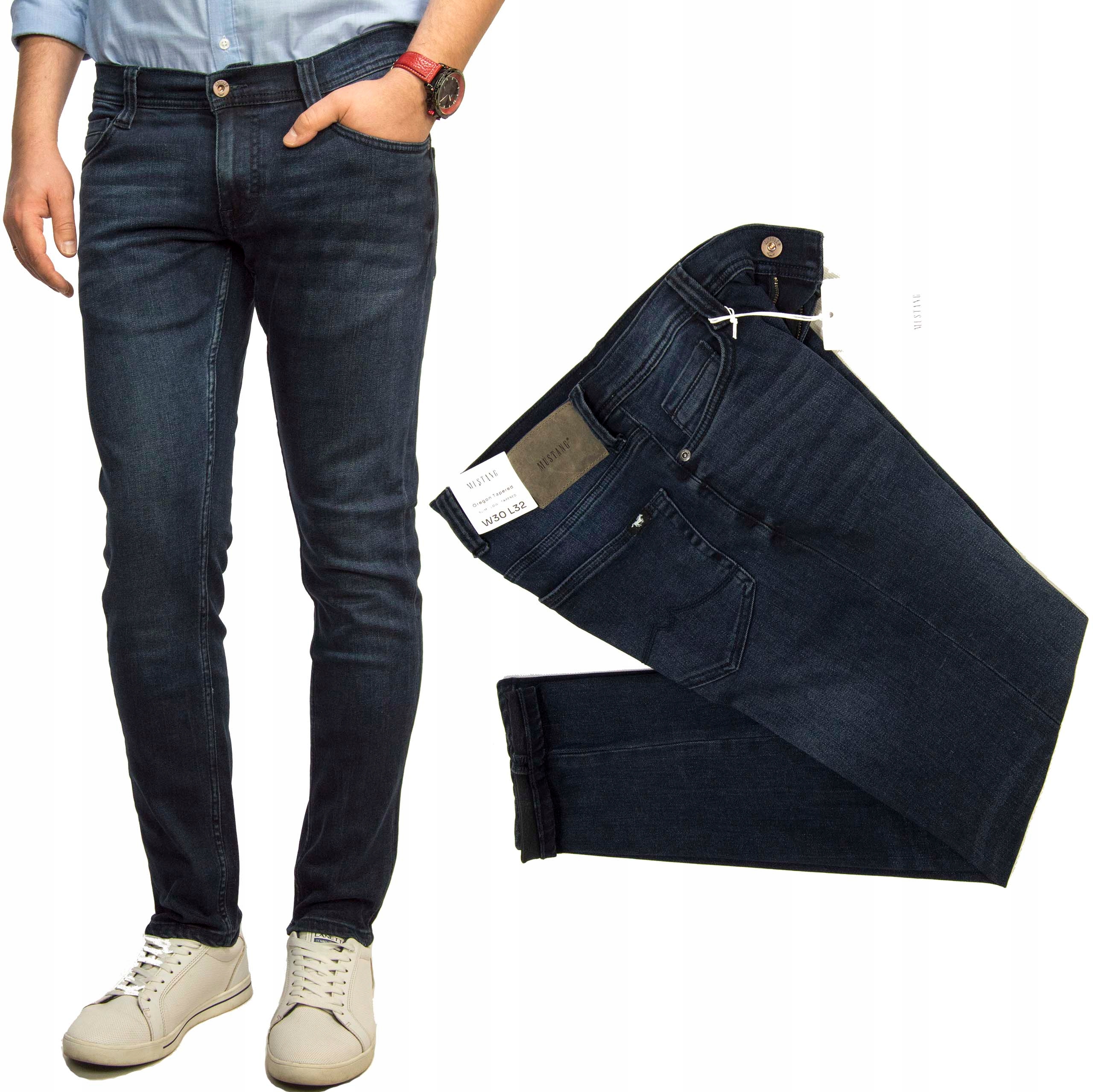 Mustang Oregon Tapered Night džínové kalhoty W34 L32