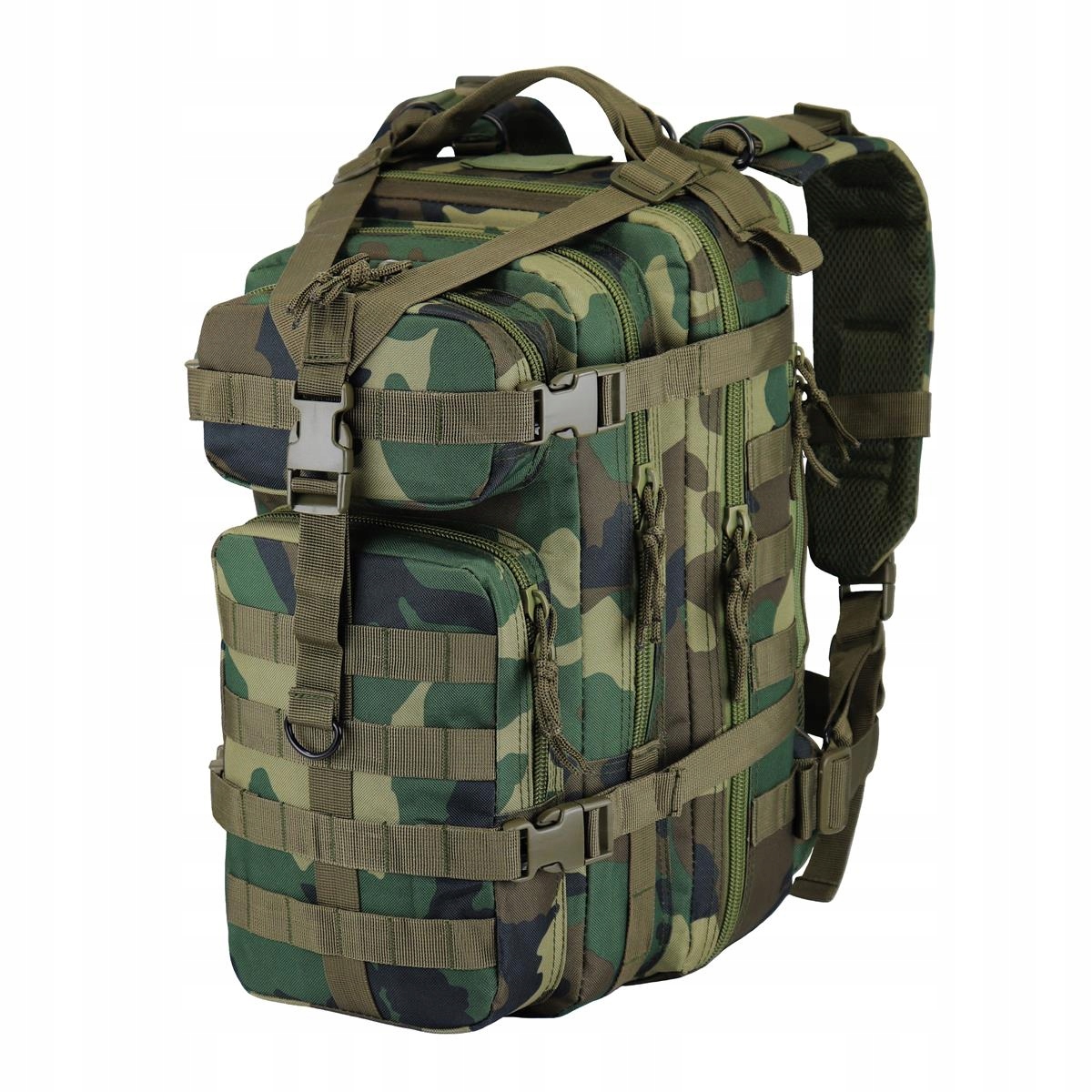 Batoh 25L Vojenský vojenský Molle Assault Edc M81 Us Woodland