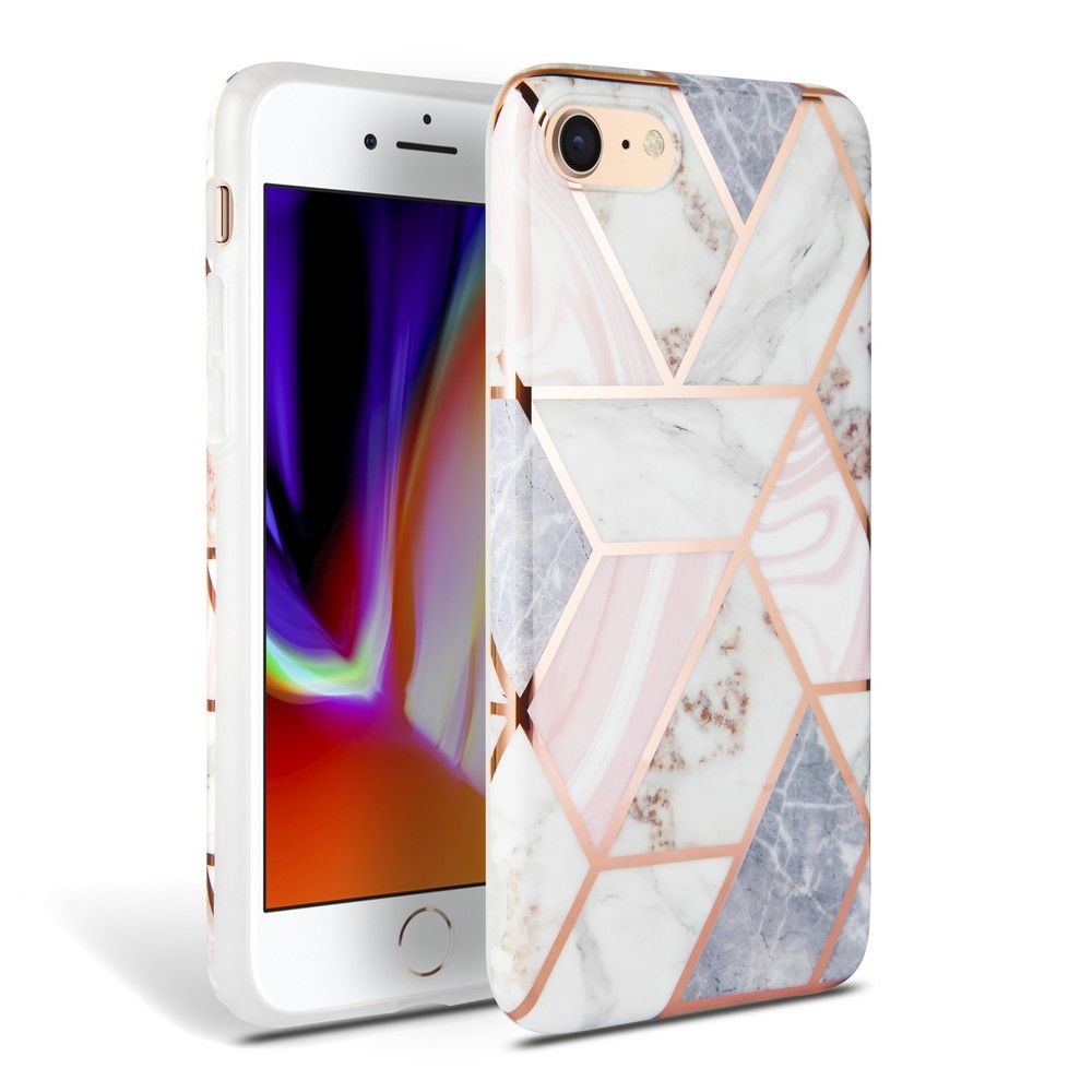 

Futerał Marble do iPhone 7/8/SE 2020 różowy